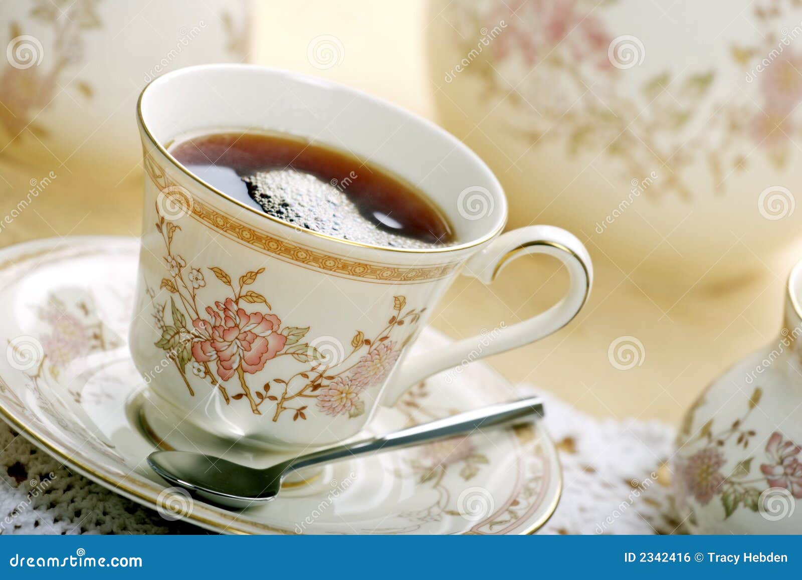 Tea for one stock photo. Image of bonechina, service, flavor 2342416