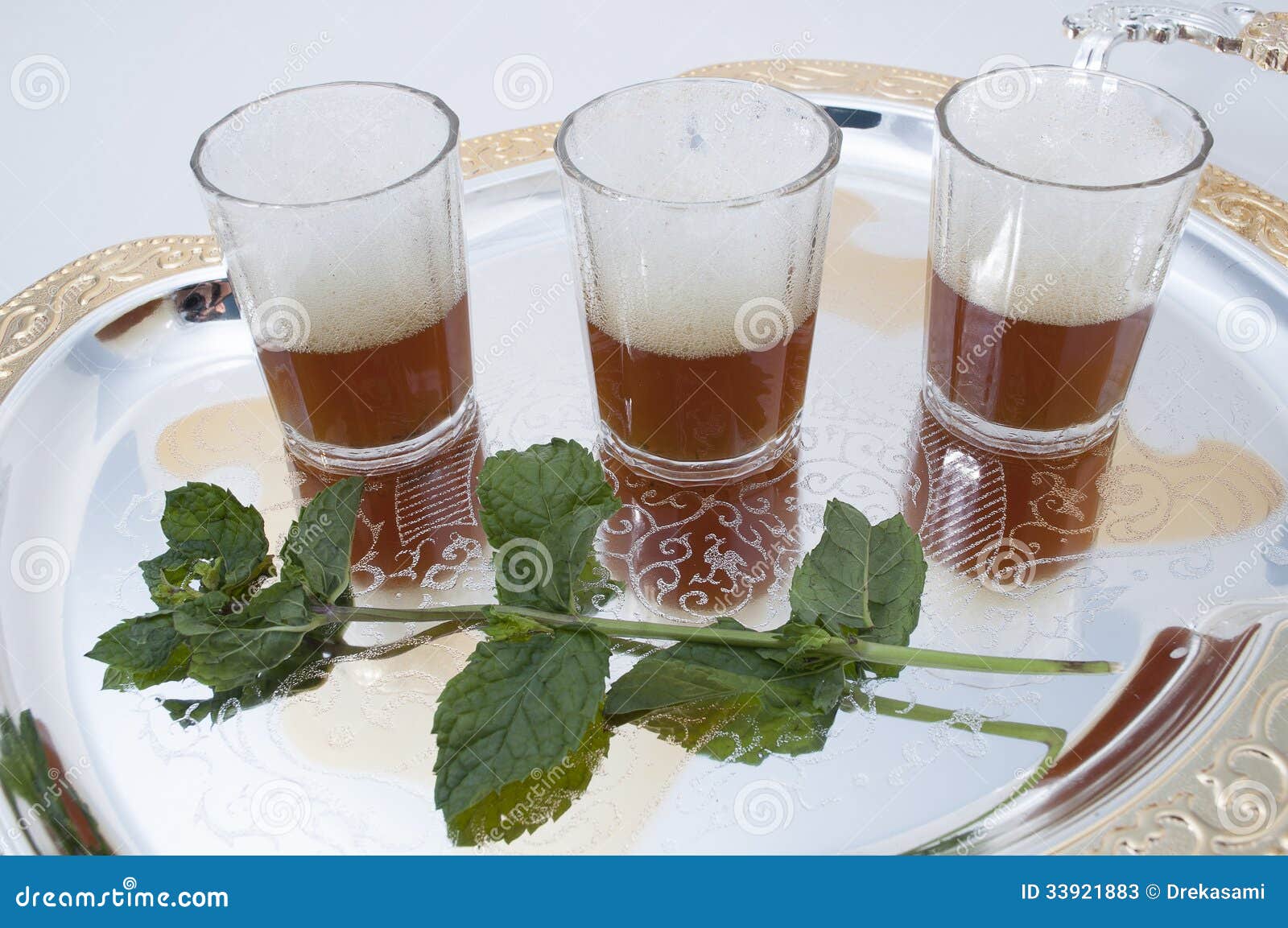 Tea with peppermint stock image. Image of green, arabic 33921883