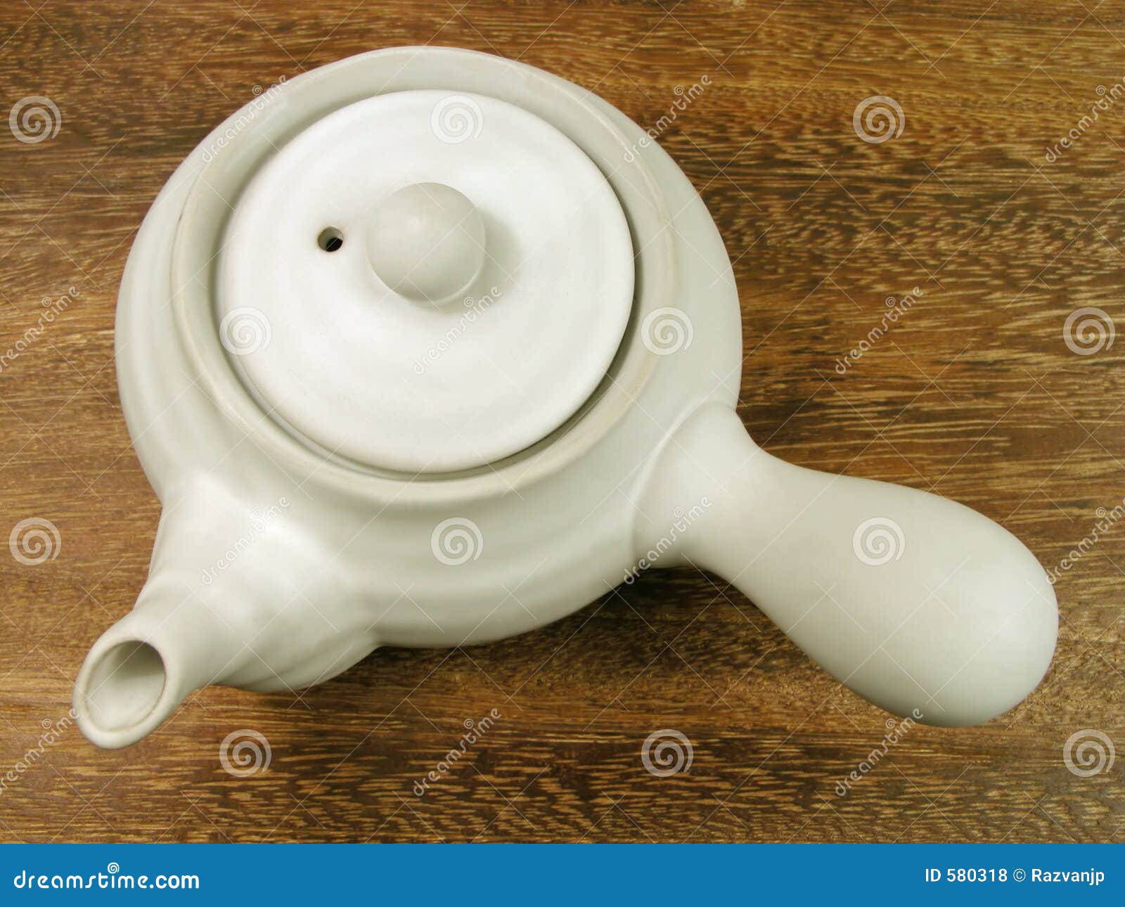 Tea potupper view stock photo. Image of refresh, crafts 580318