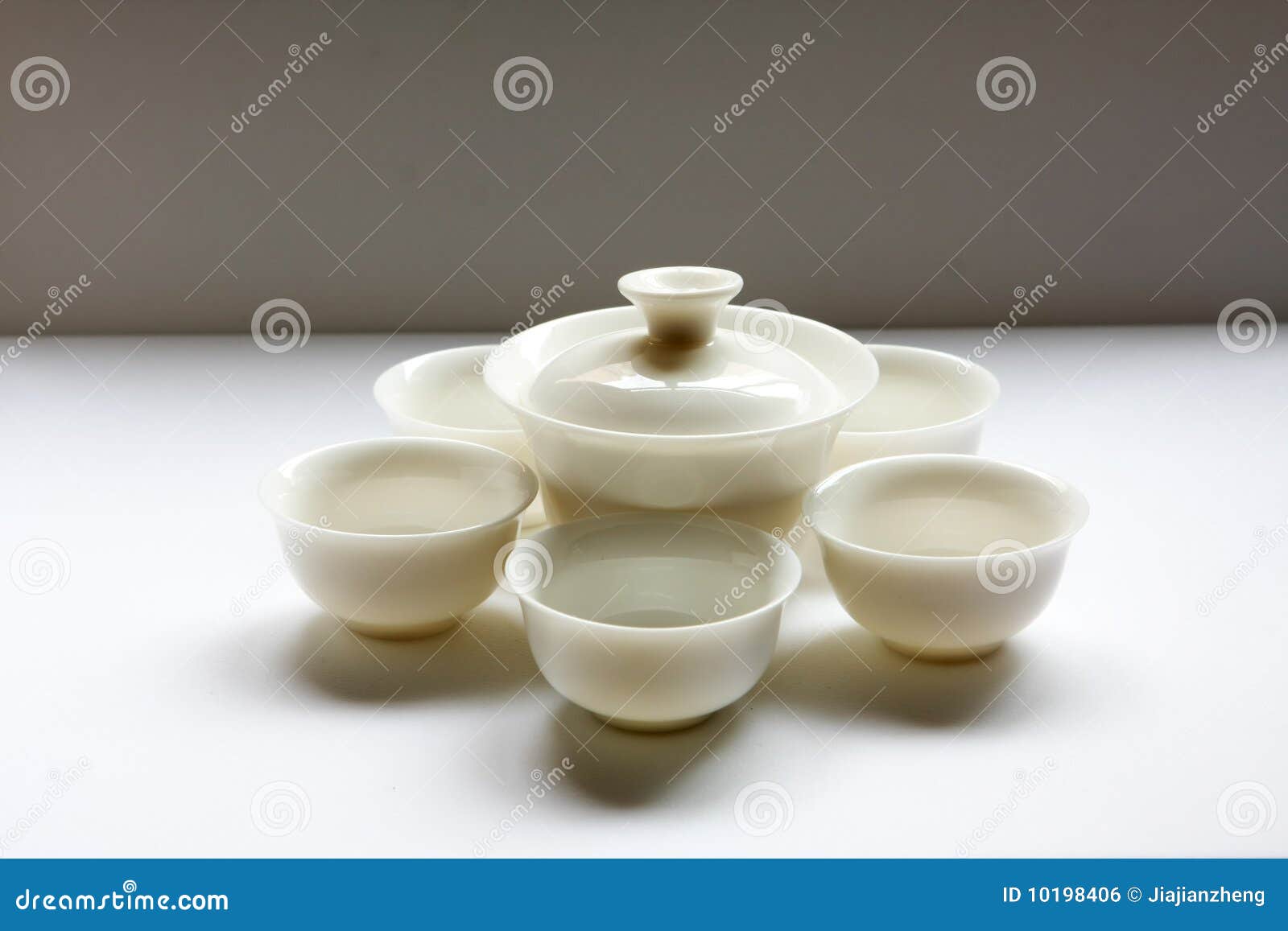 Tea service stock photo. Image of light, white, shadow 10198406