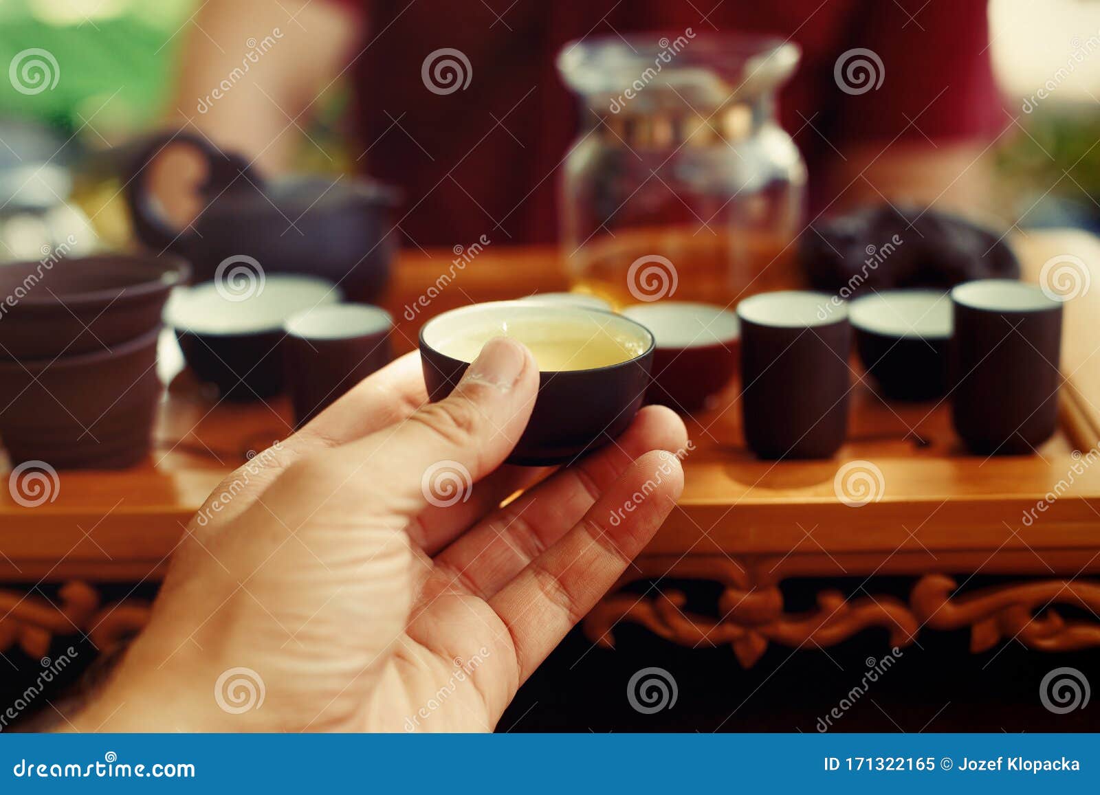Tea Set for Tea Ceremony. Tea Ritual. Stock Image Image of meditative