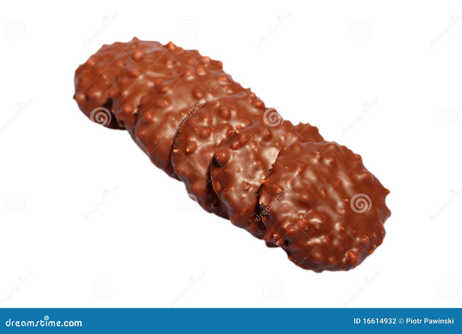Tea Time Chocolate Biscuits Stock Photo Image of butter, plain 16614932