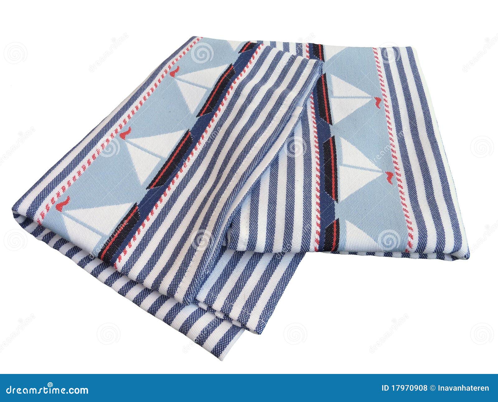 Tea towels stock photo. Image of material, hygiene, ornamental 17970908