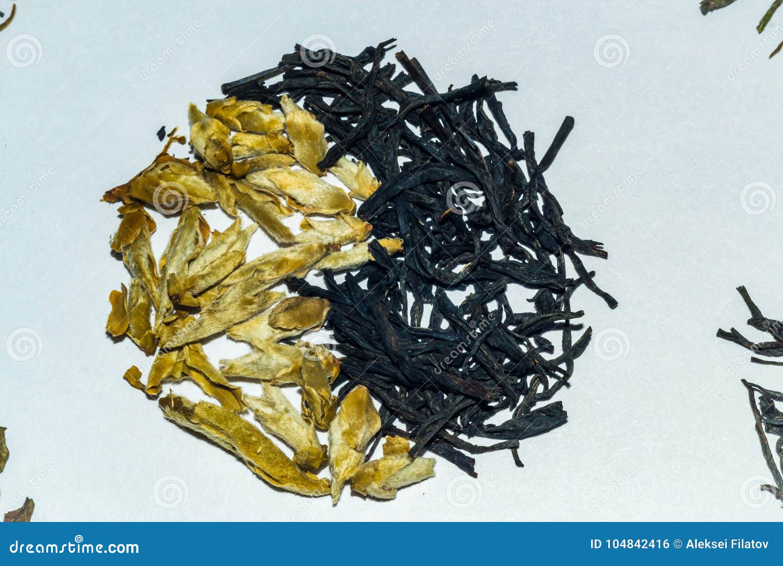 Tea Yin and Yang stock photo. Image of difference, dish 104842416