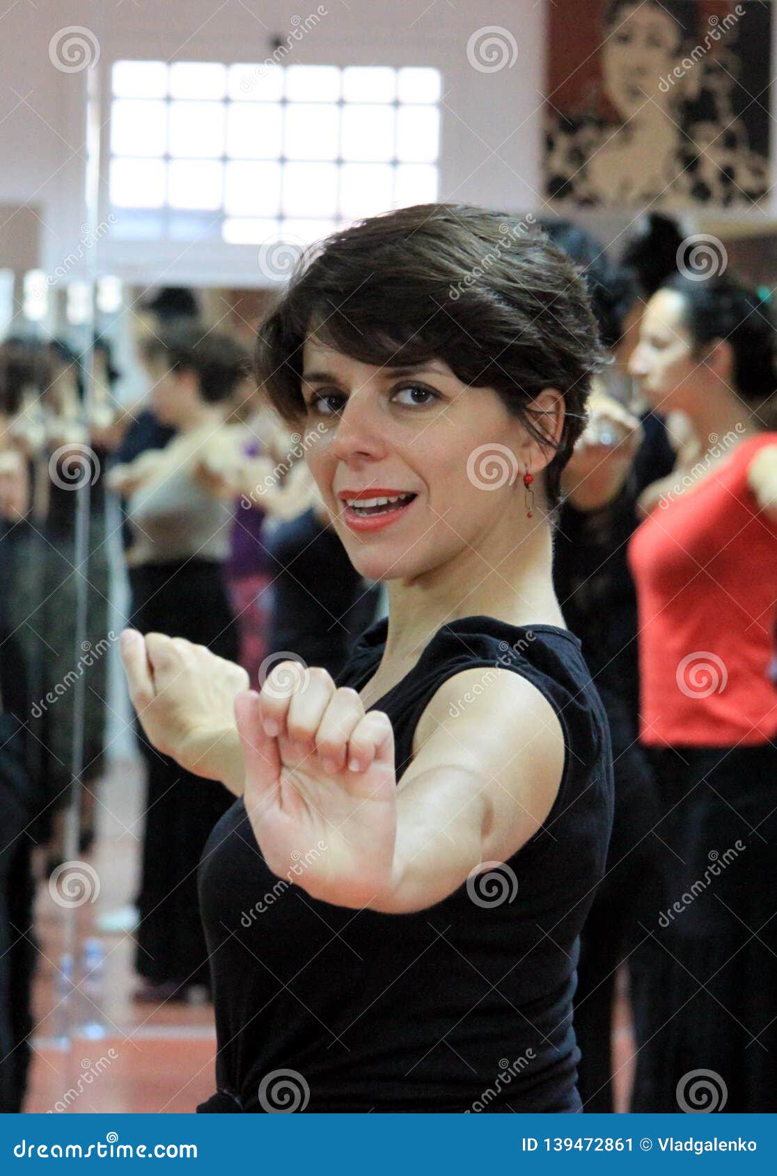 The Teacher A Flamenco Dancer Leonor Leal Conducts Classes In The