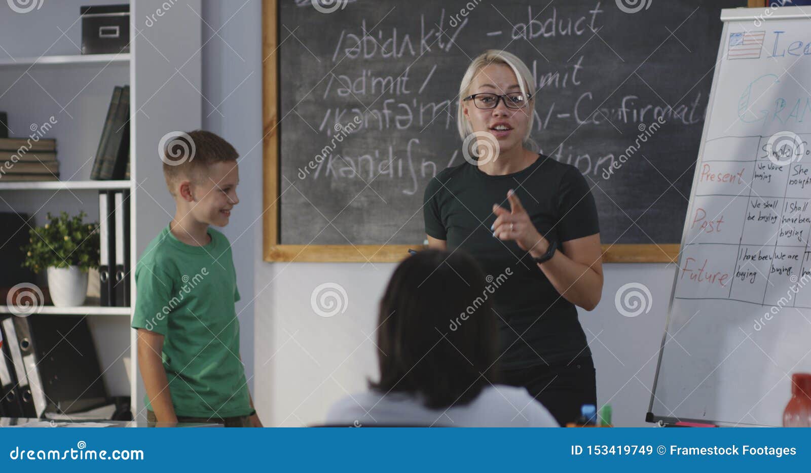 Teacher Giving Instruction To Student Stock Image Image of teaching, training 153419749