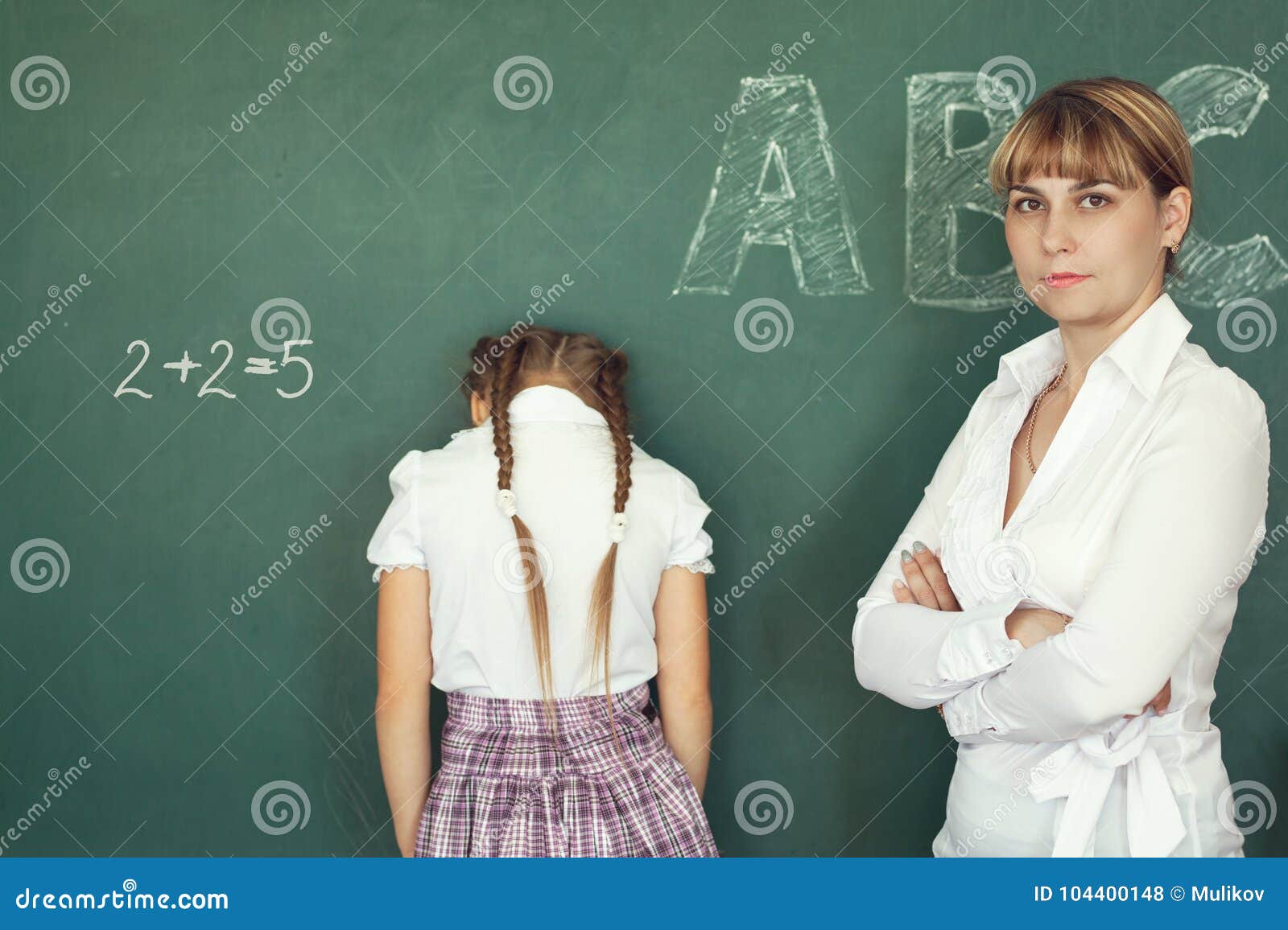 School Girl Punished Teacher