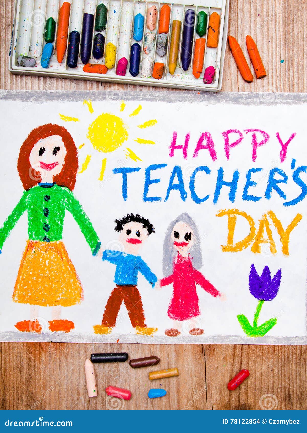 Happy teacher's day wishes Painting by Vaishnav Eacharath