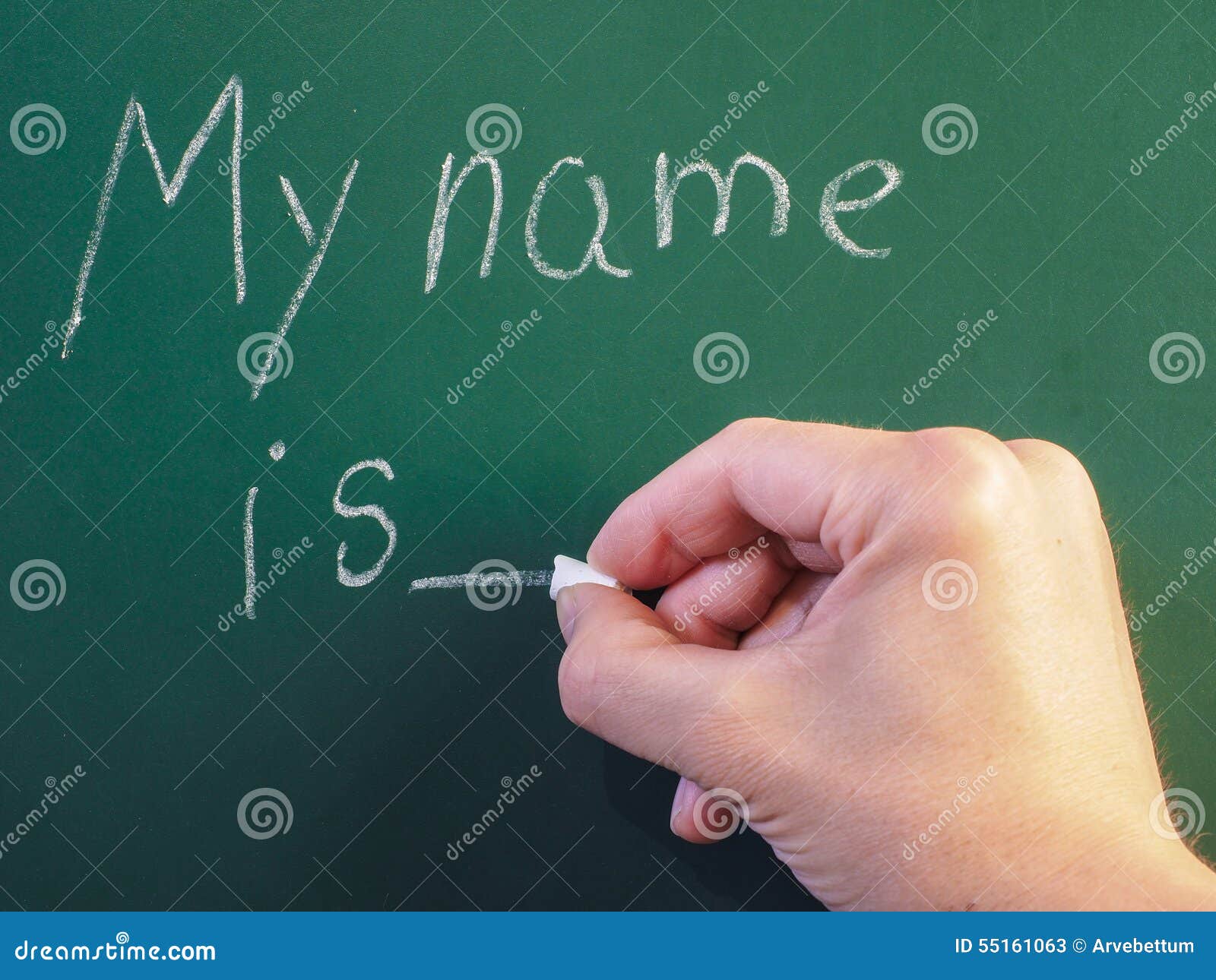 Teacher Writing on Green Chalkboard Stock Image Image of learn, note