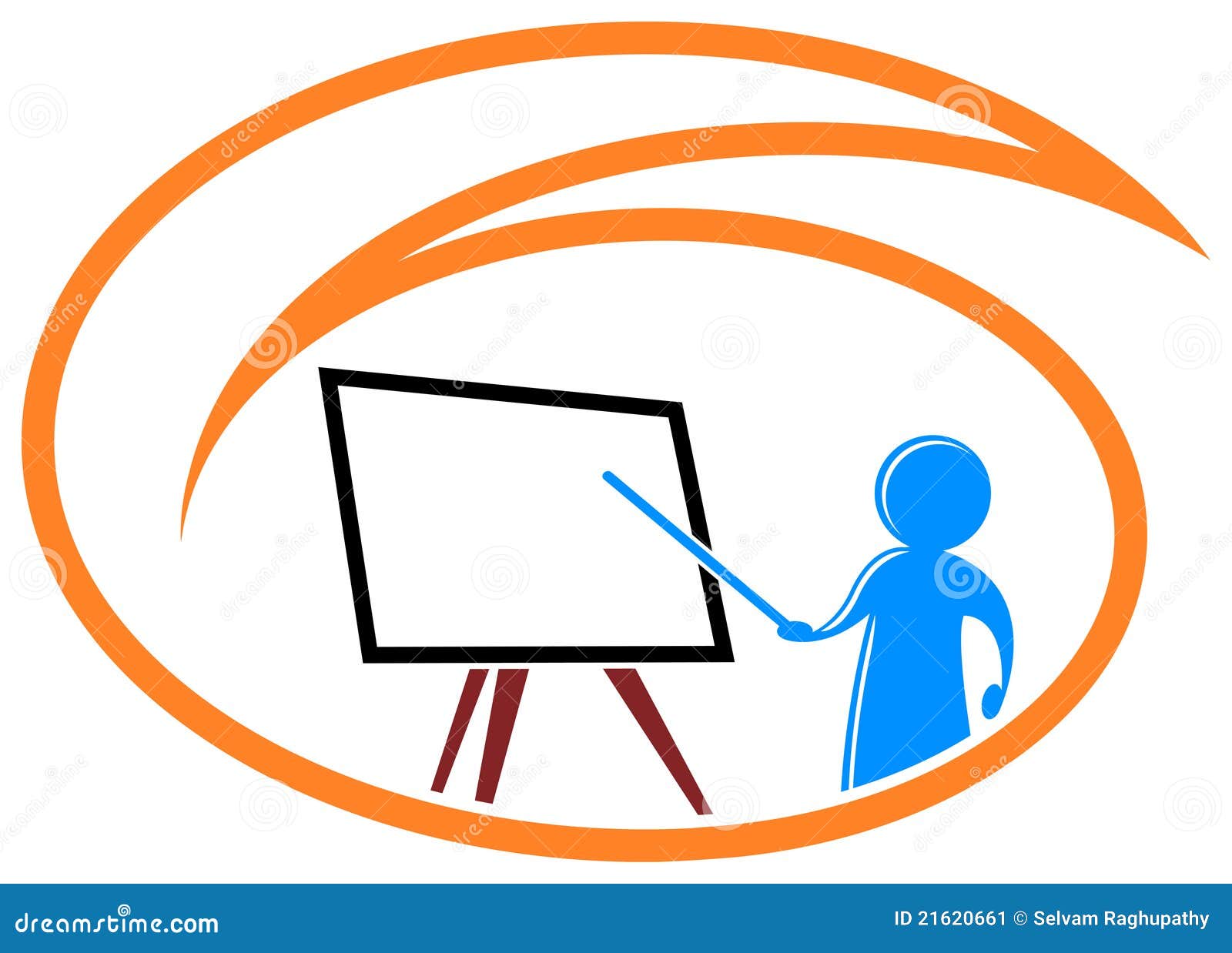 Teaching logo stock vector. Illustration of showing ...