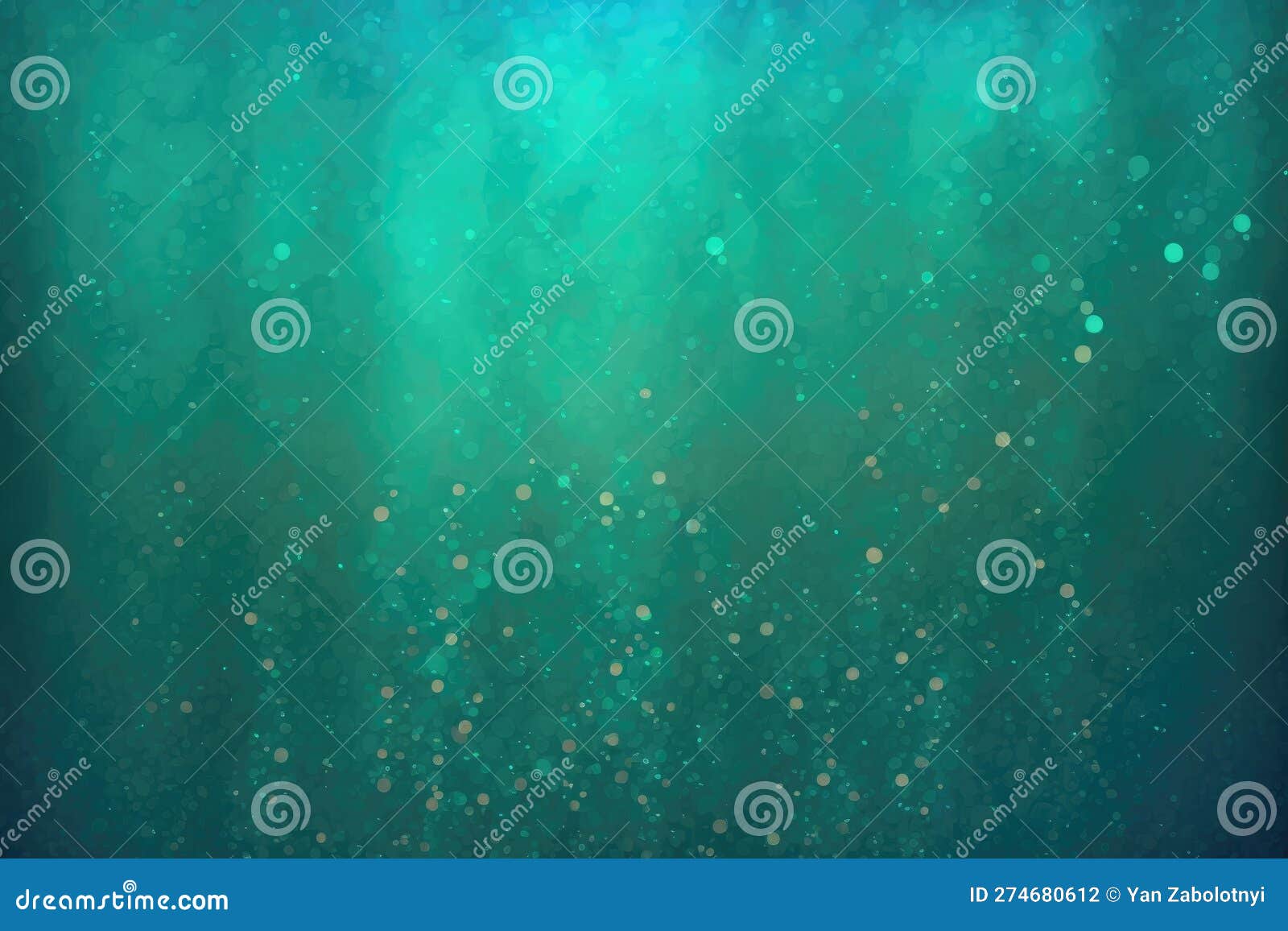 Teal Background with Gradient and Shimmering Shimmer. Generative AI