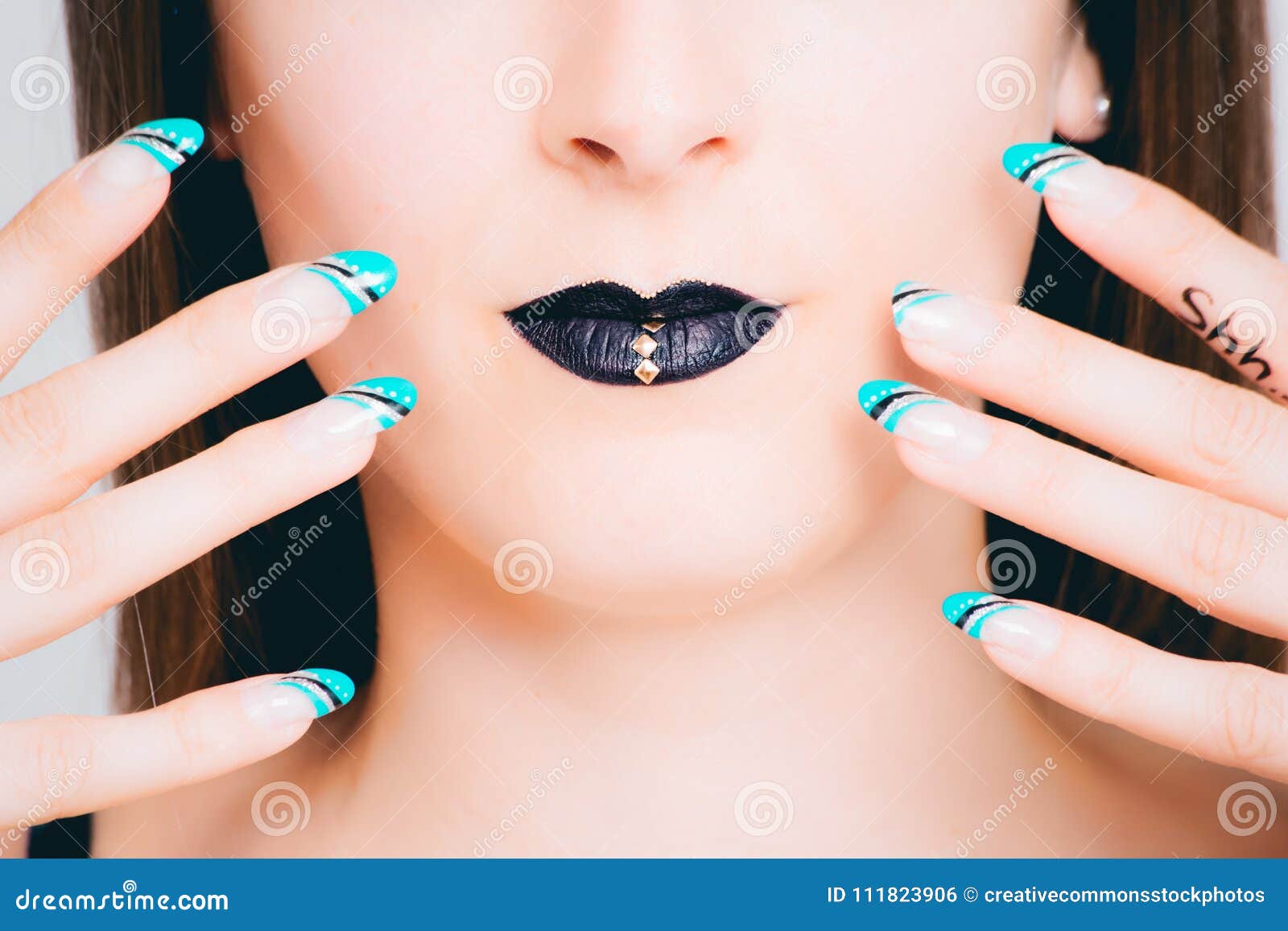 black and white nails black and white nails