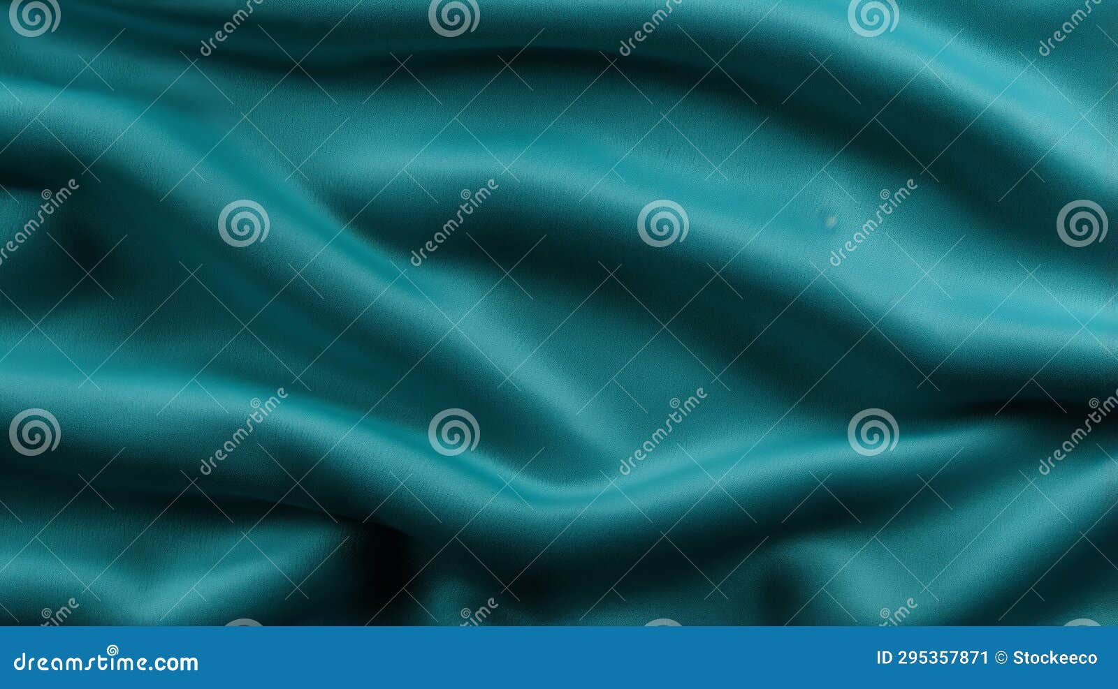 Teal Silk Fabric Close Up Matte Photo Style with Gutai Group and Serge ...