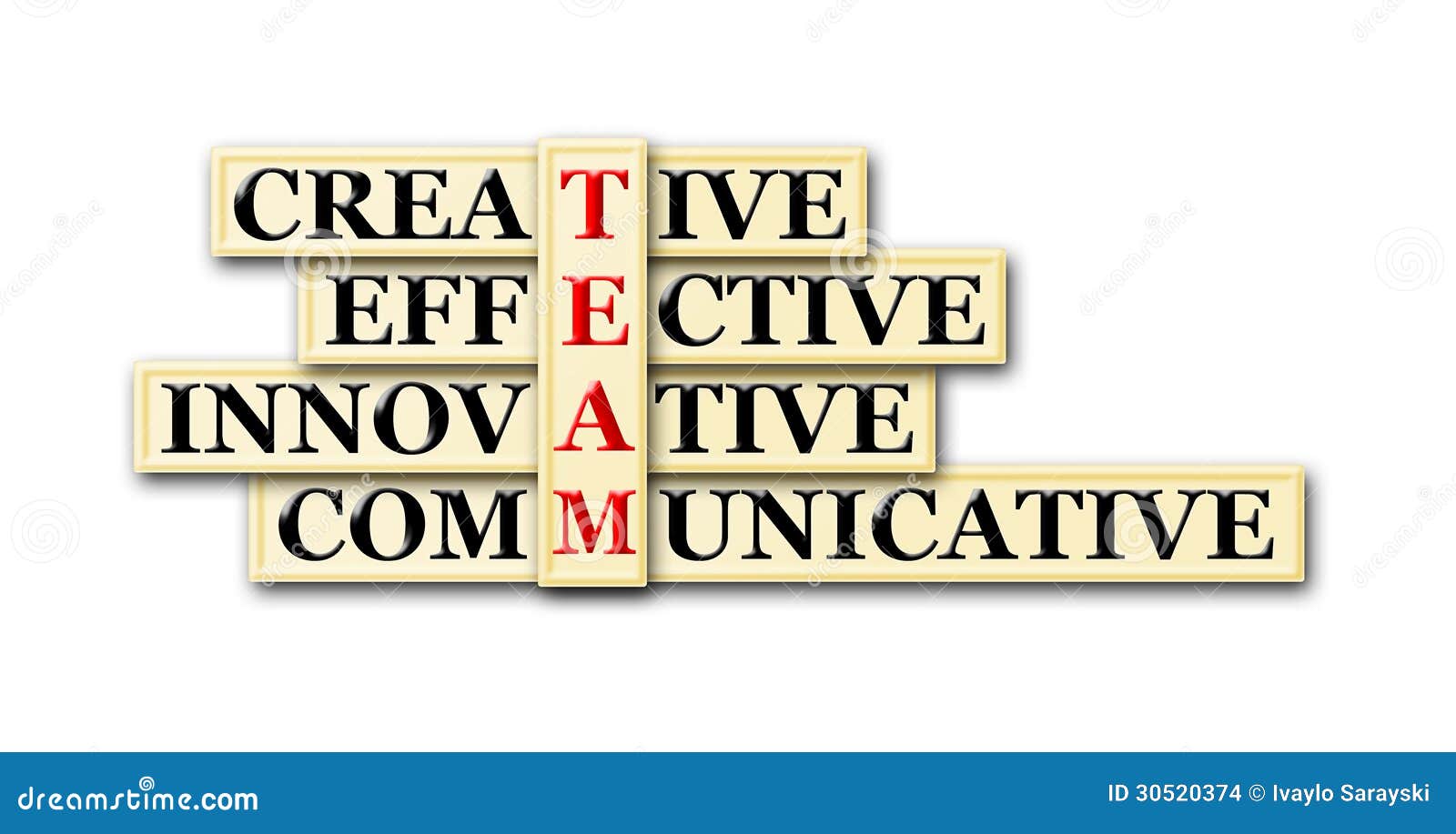 Team stock illustration. Illustration of sentence, teamwork 30520374