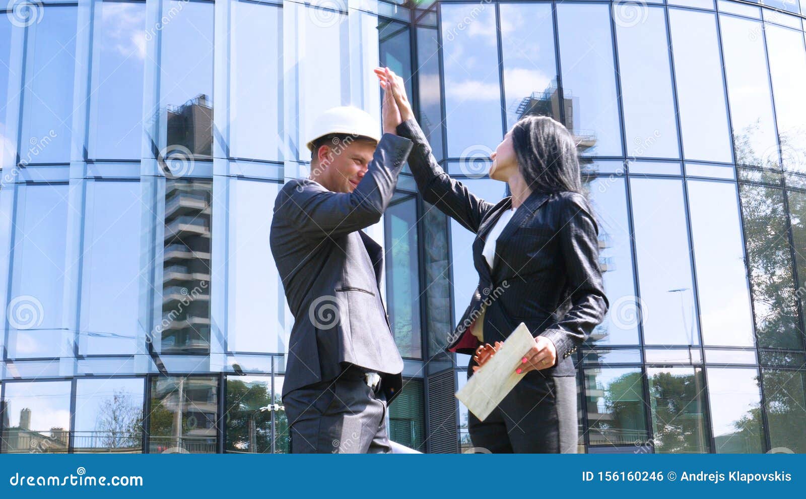 team of architects and engineer in group on construciton site check documents and business workflow. engineer inspection in workpl