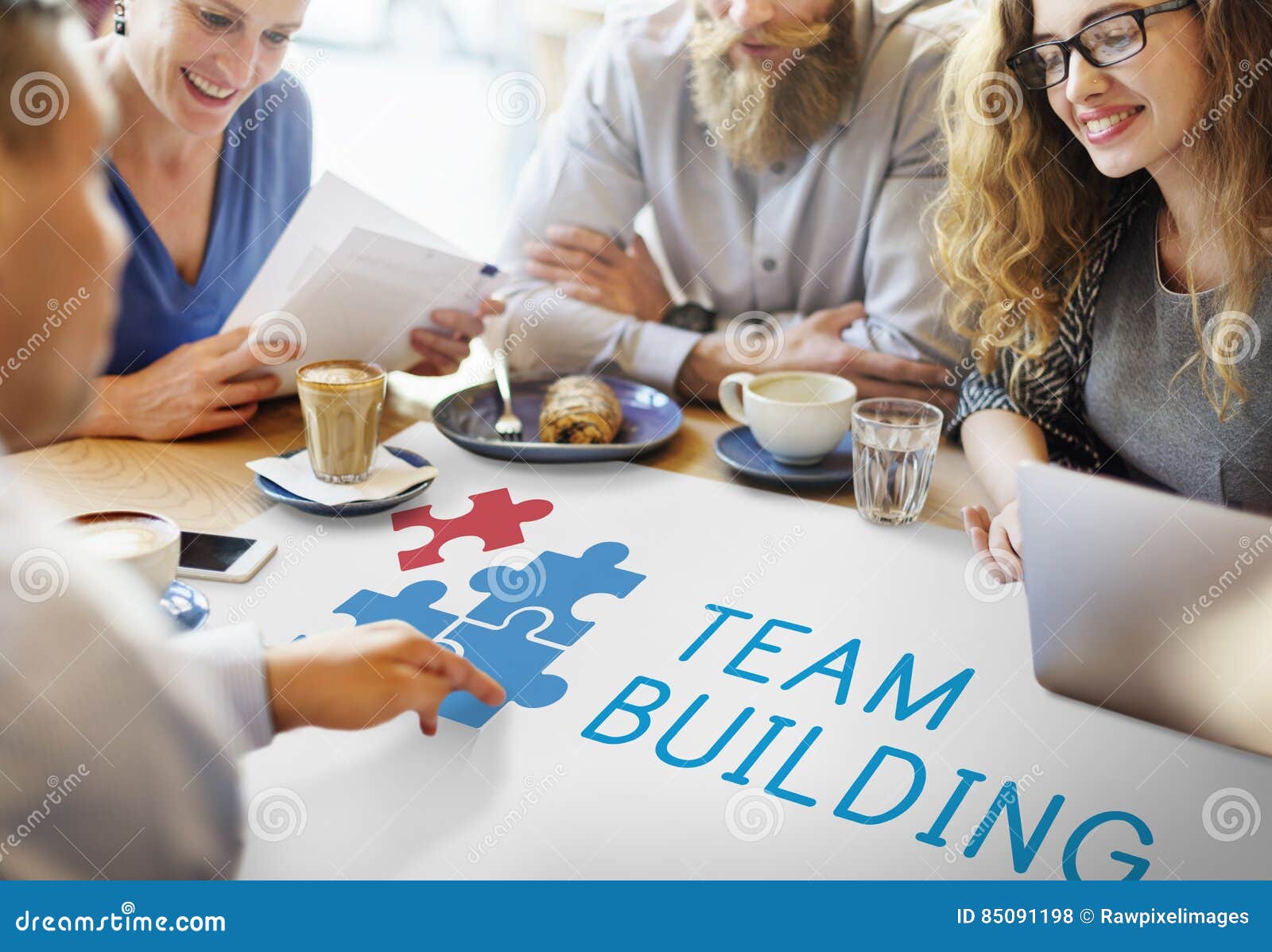 team building group work concept