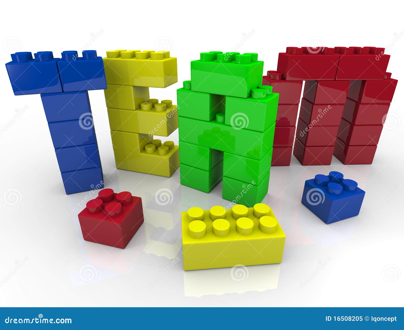 Color building blocks English words Tuesday Stock Photo - Alamy