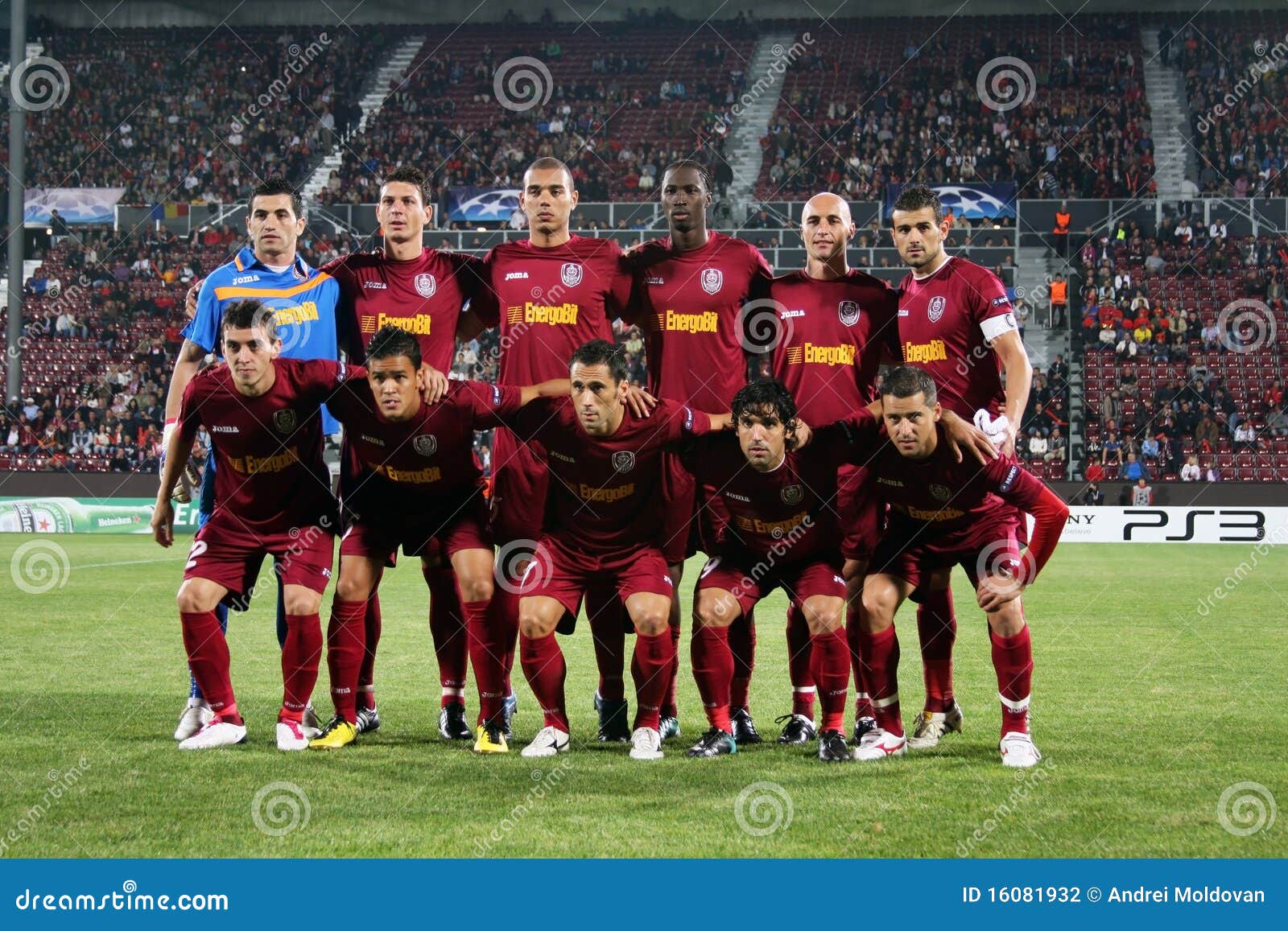 Team CFR Cluj In Champions League 