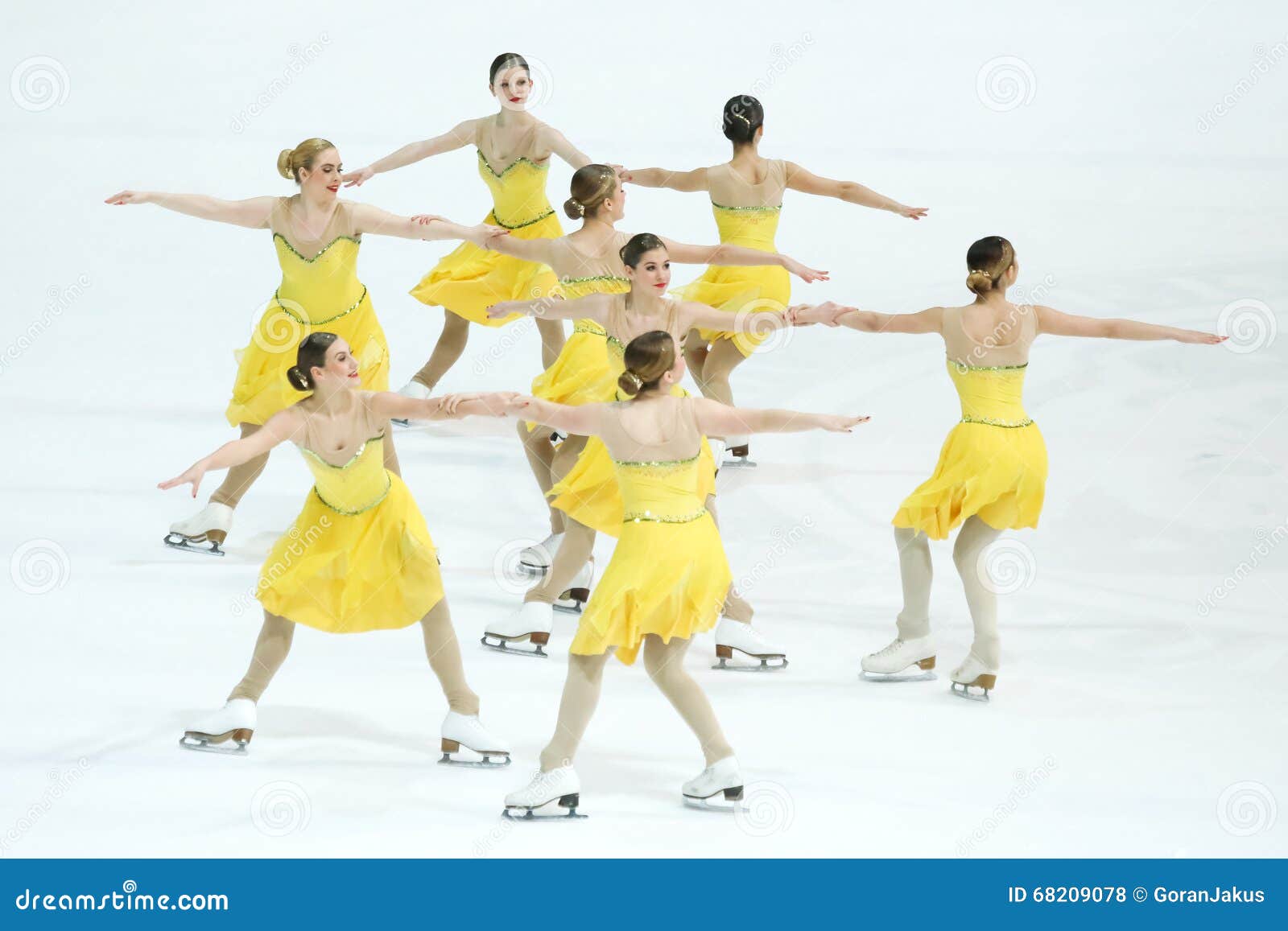 Team Croatia with Spreaded Hands Editorial Stock Photo Image of