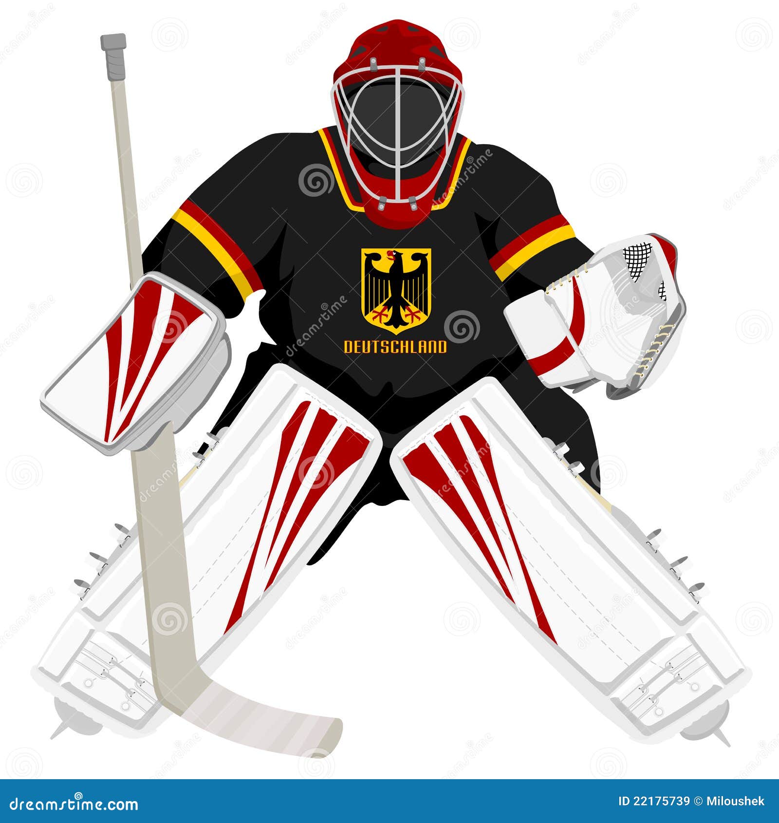 Team Germany Hockey Goalie Royalty Free Stock Images Image 22175739
