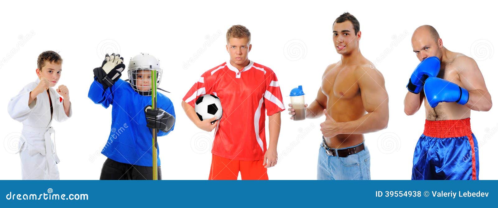 The team of great athletes stock photo. Image of fitness 39554938