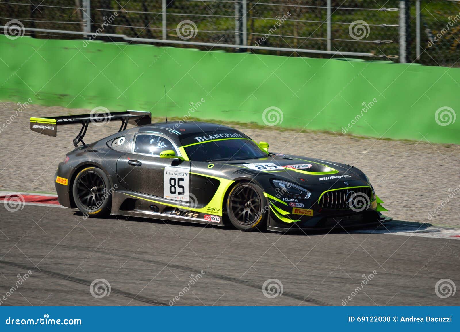 Team Htp Motorsport Mercedes Amg Gt3 At Monza Editorial Stock Photo