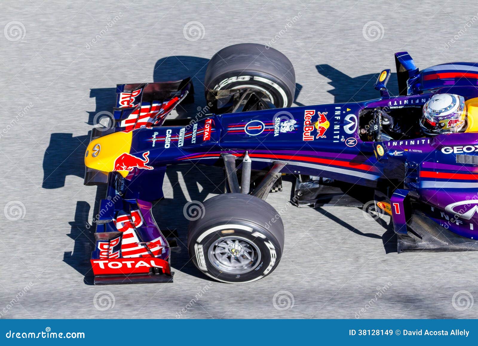 Team Red Bull F1, Vettel, 2013 Editorial Stock Image - Image of speed, fast: 38128149