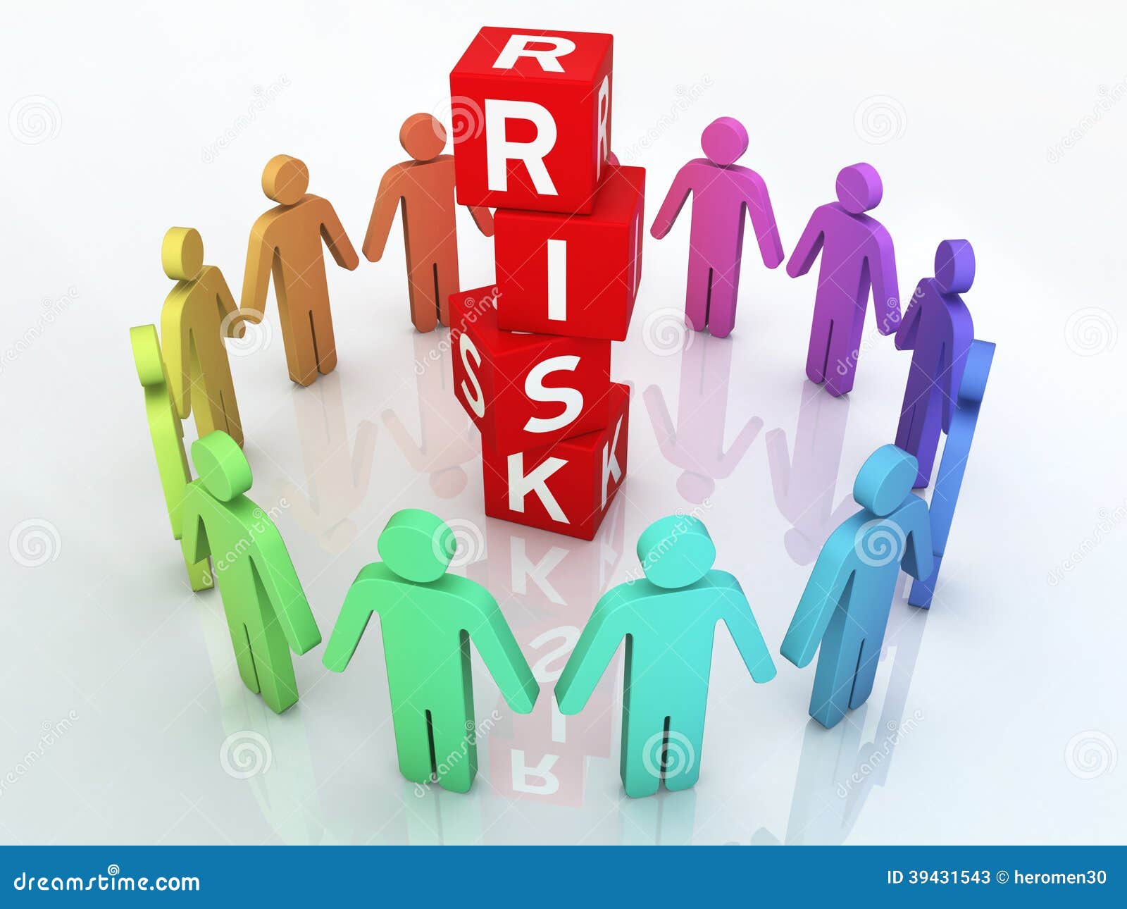 Team Risk Management stock illustratie. Illustration of verloop - 39431543