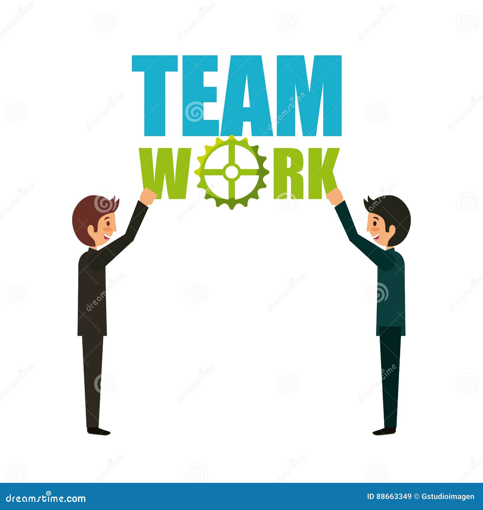 Team work design stock vector. Illustration of company - 88663349
