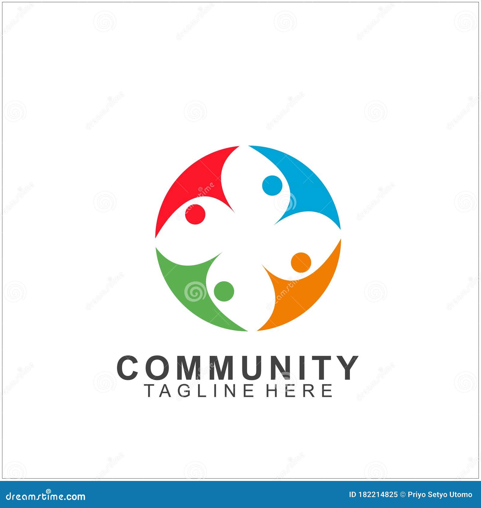 Team Work Logo Design. Social Network Family Friends Icon Stock ...