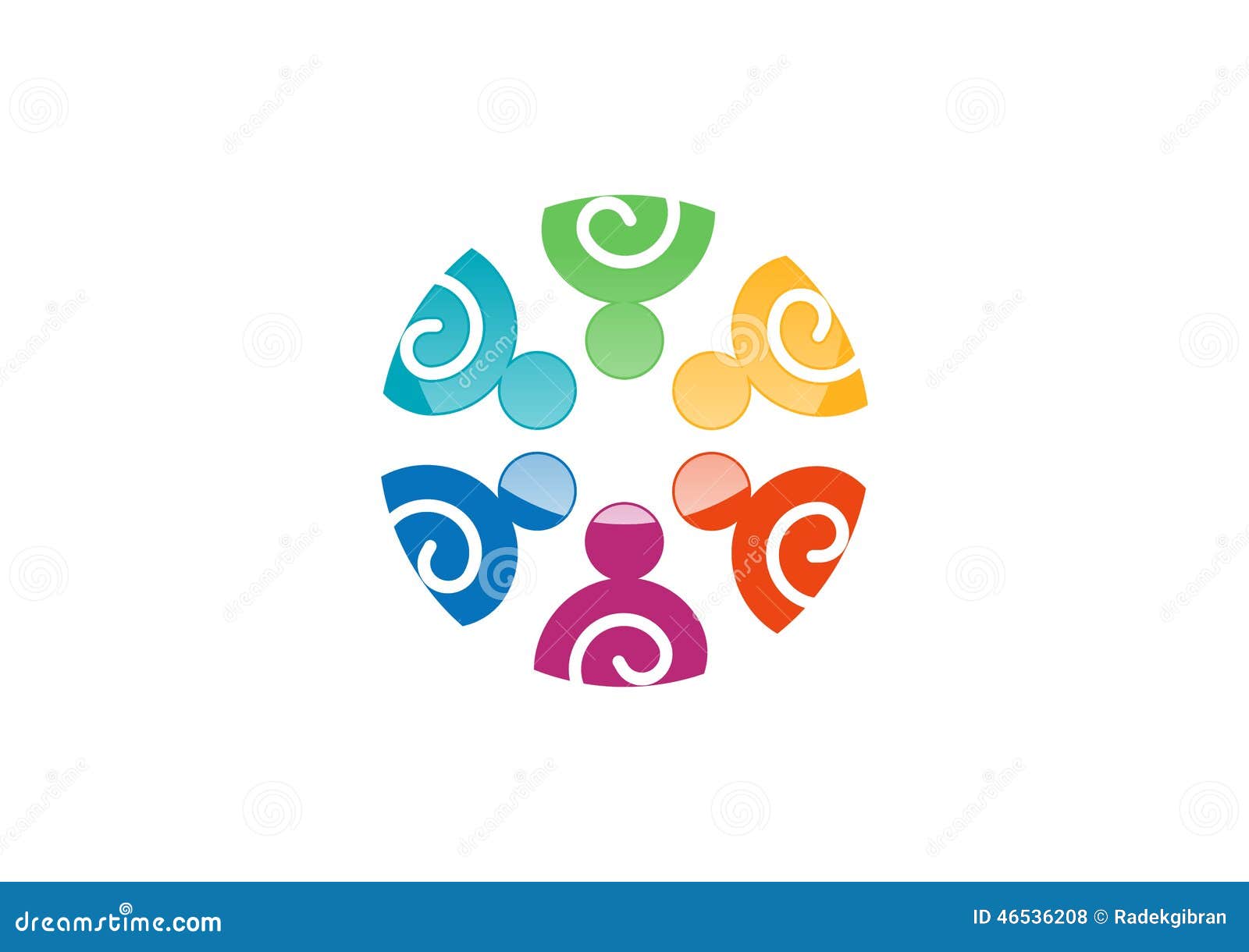 team work logo,social network,union team , group logotype 