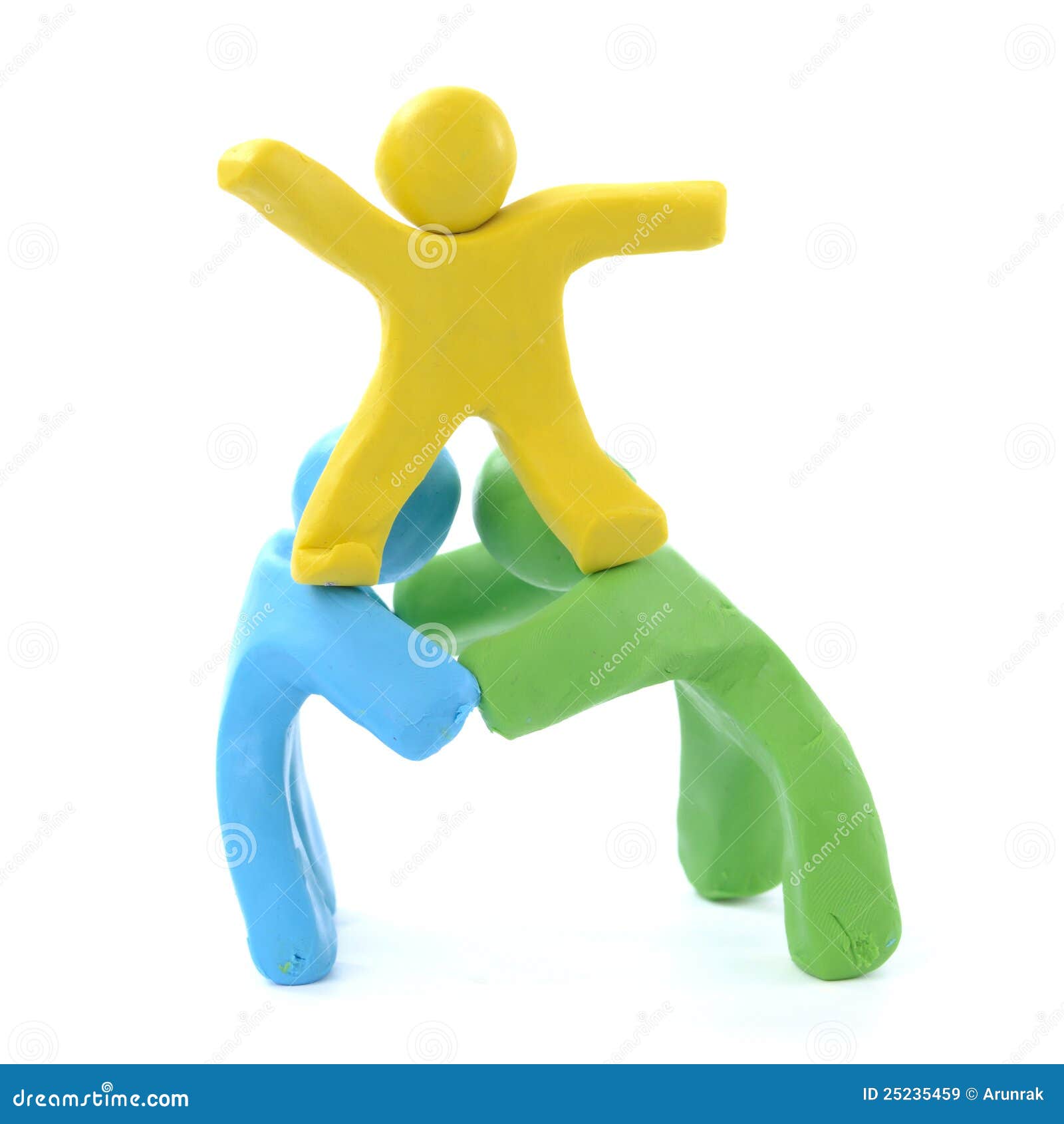 Team work three colorful stock image. Image of pyramid - 25235459