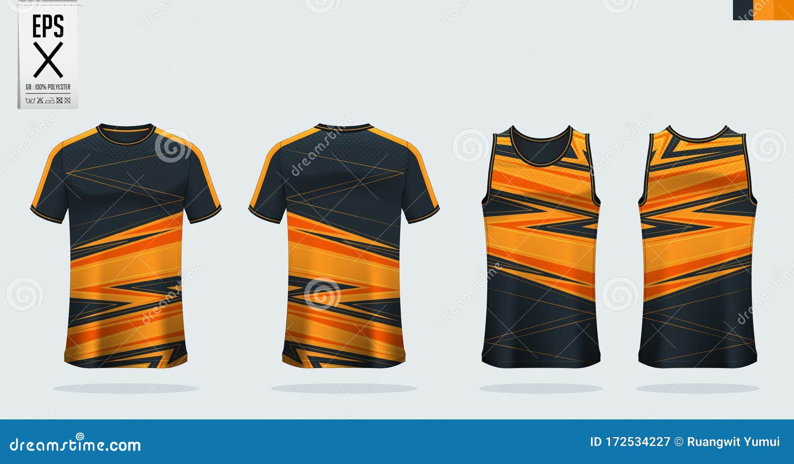 Download T-shirt Sport Mockup Template Design For Soccer Jersey, Football Kit. Tank Top For Basketball ...