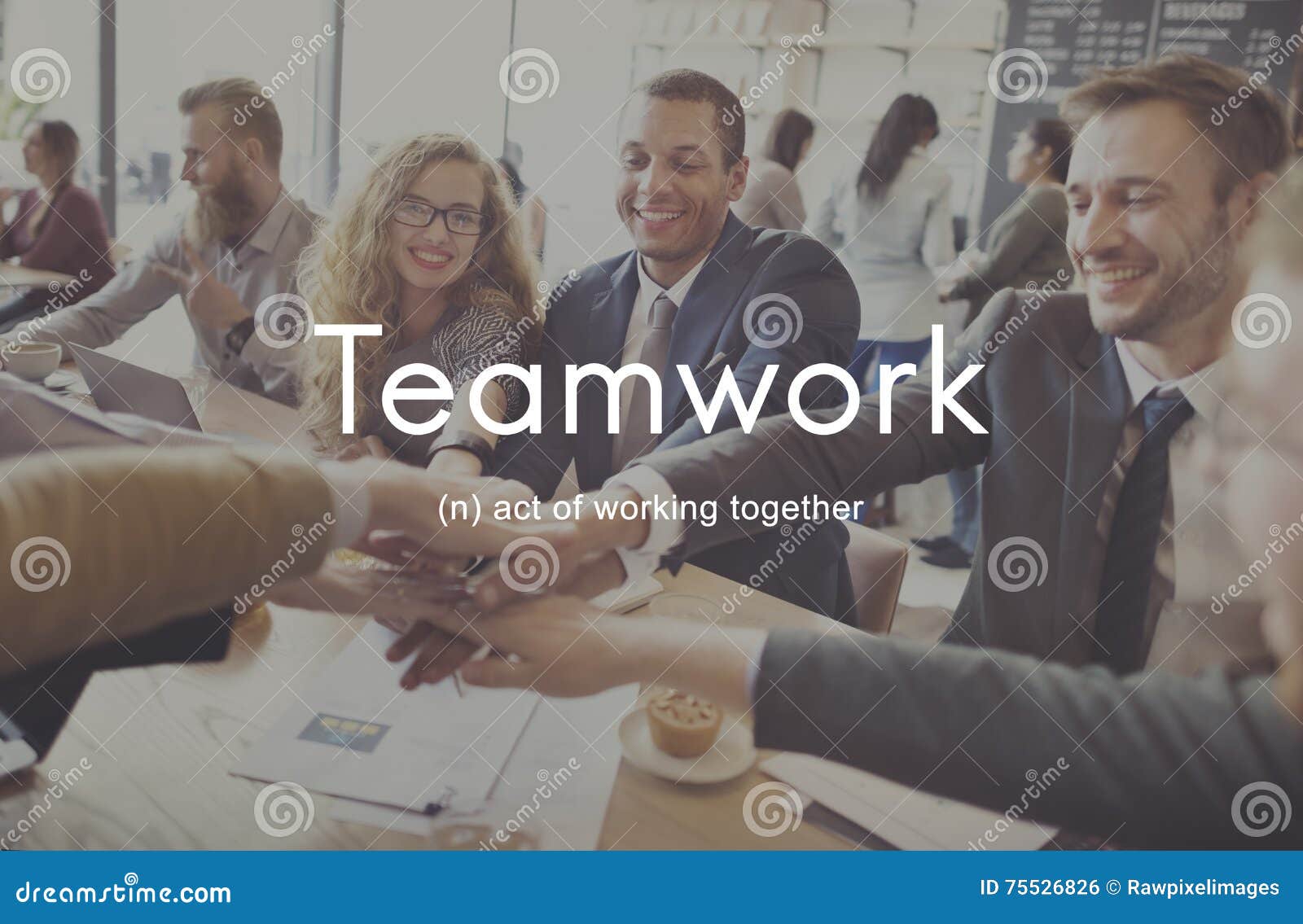 teamwork alliance collaboration company team concept
