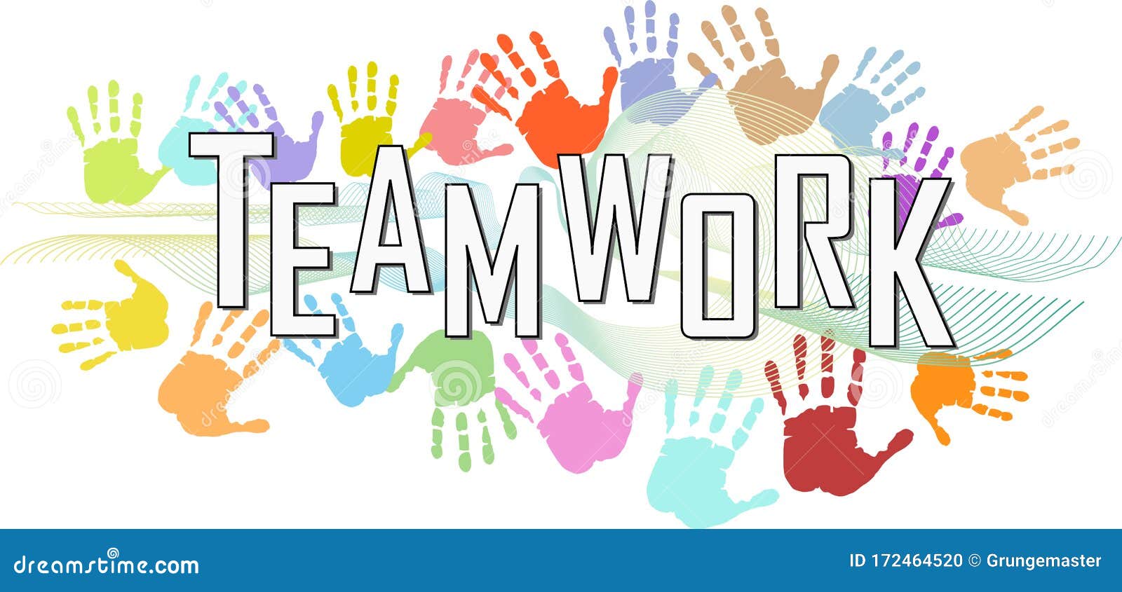 Teamwork, Business Skills Illustration. Teambulding,networking, Human ...