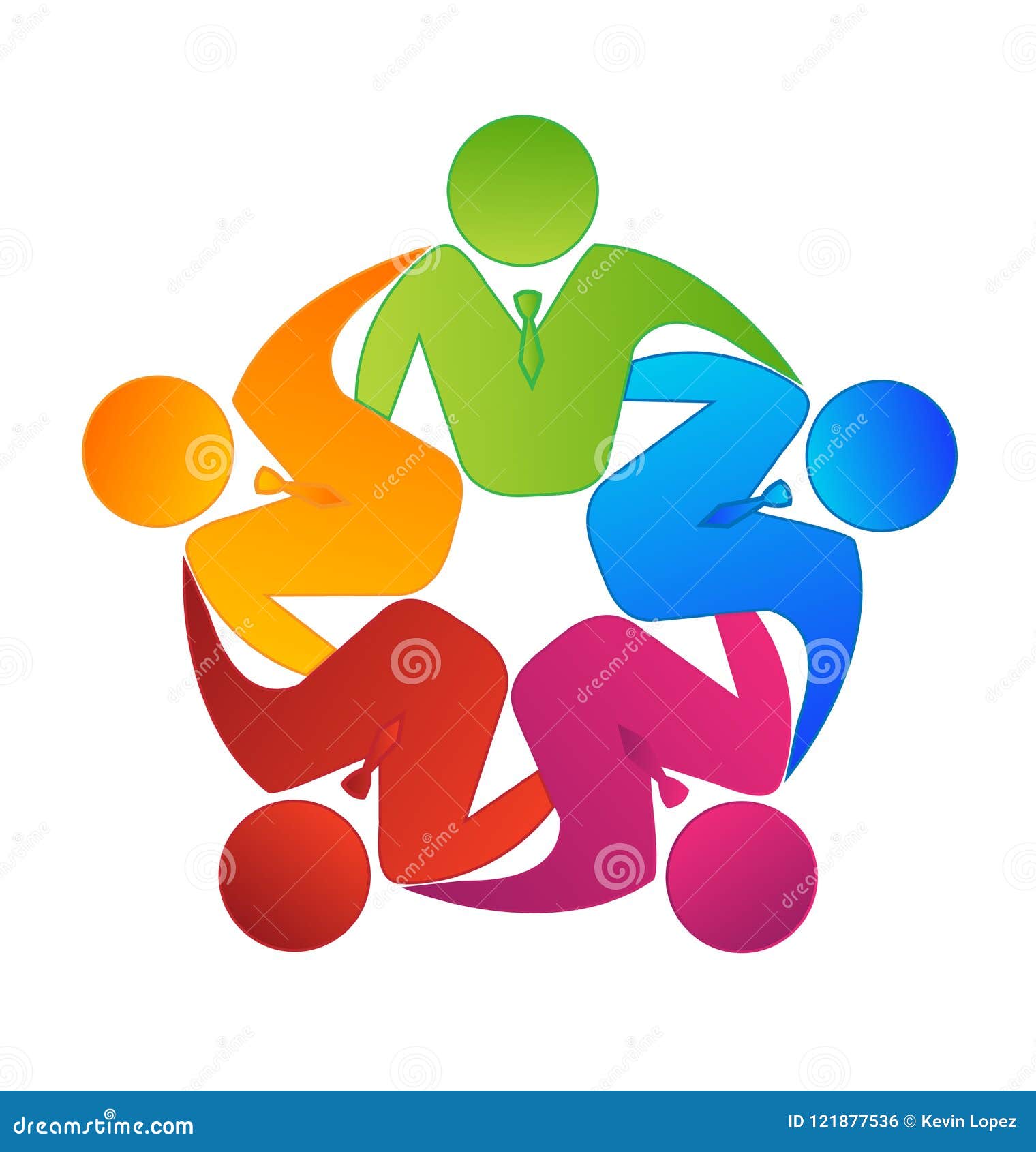 Teamwork Executive Business Group Icon Stock Vector - Illustration ...