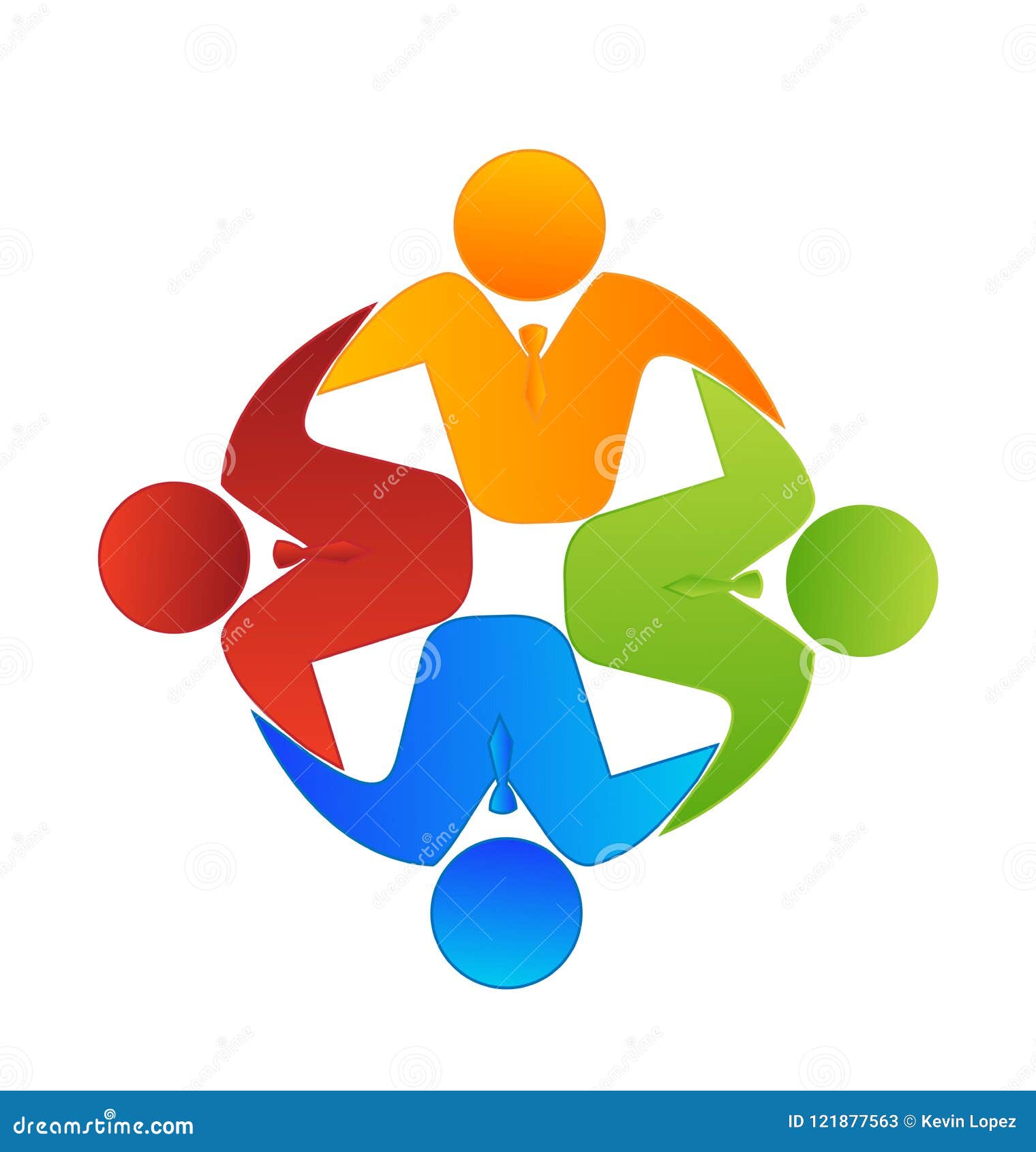 Teamwork Executive Business Group Icon Stock Vector - Illustration ...