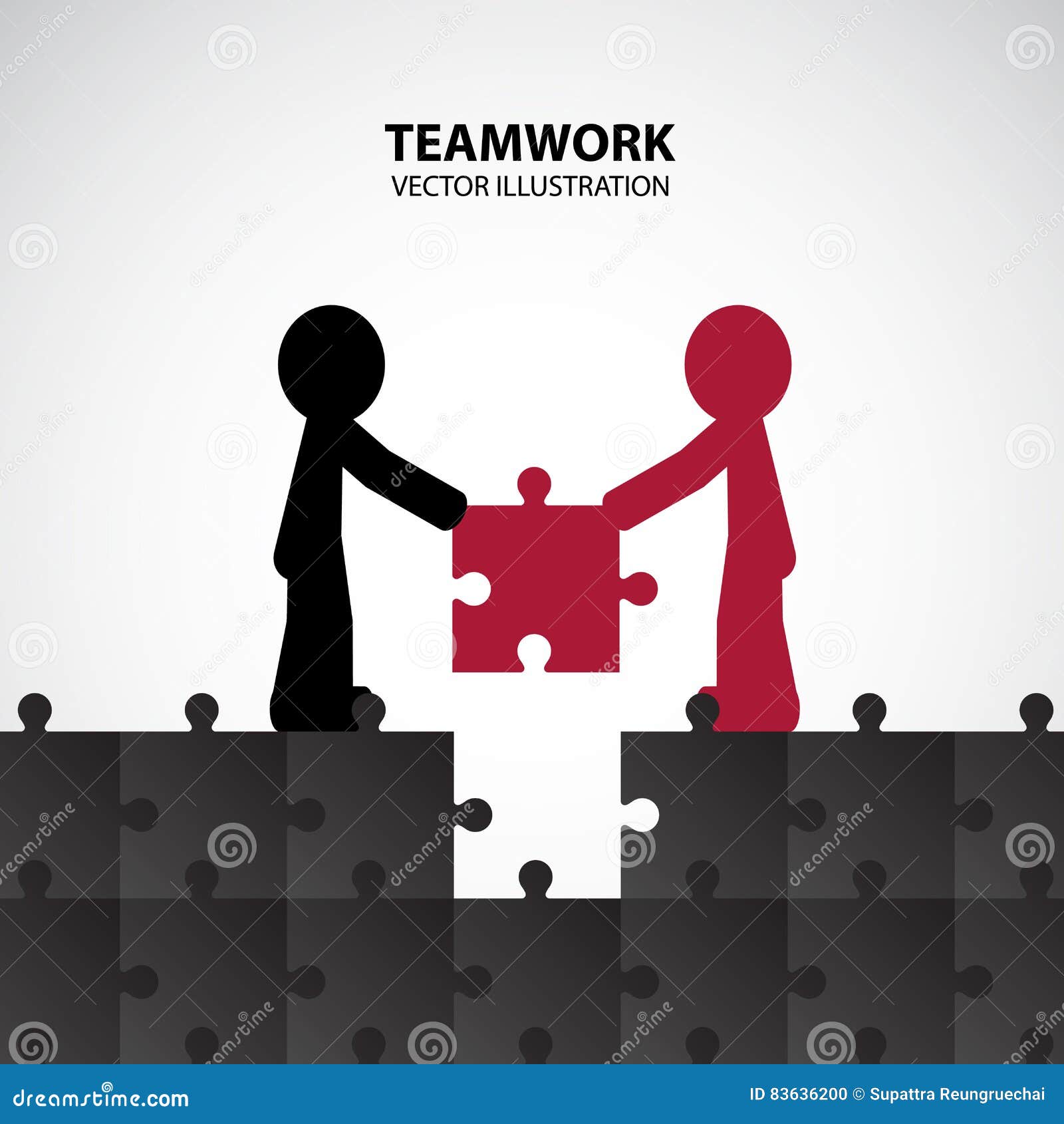 Teamwork Graphic Design stock vector. Illustration of businessman