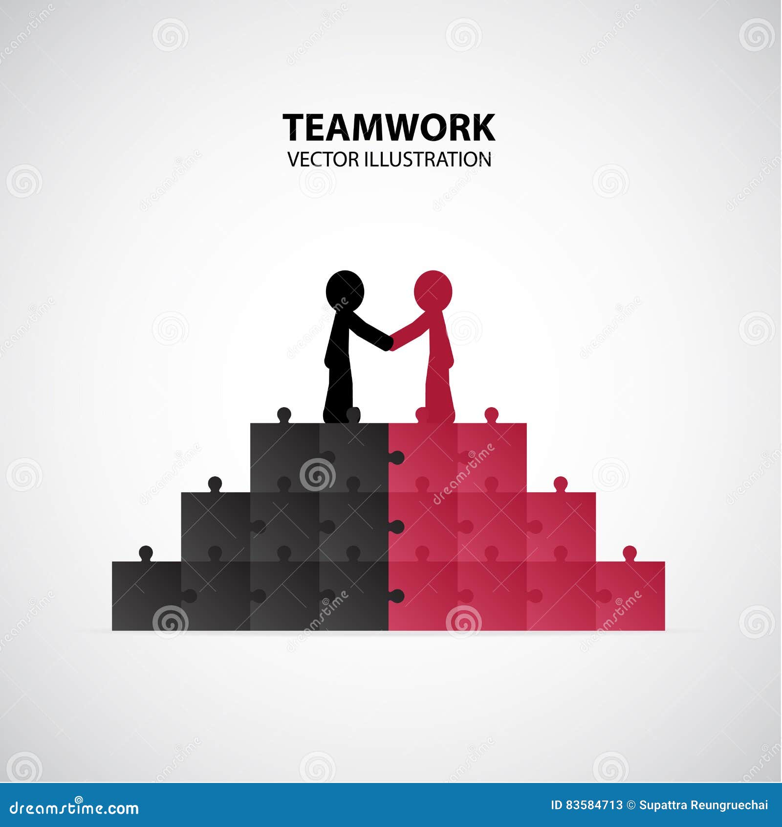 Teamwork Graphic Design stock vector. Illustration of collaboration