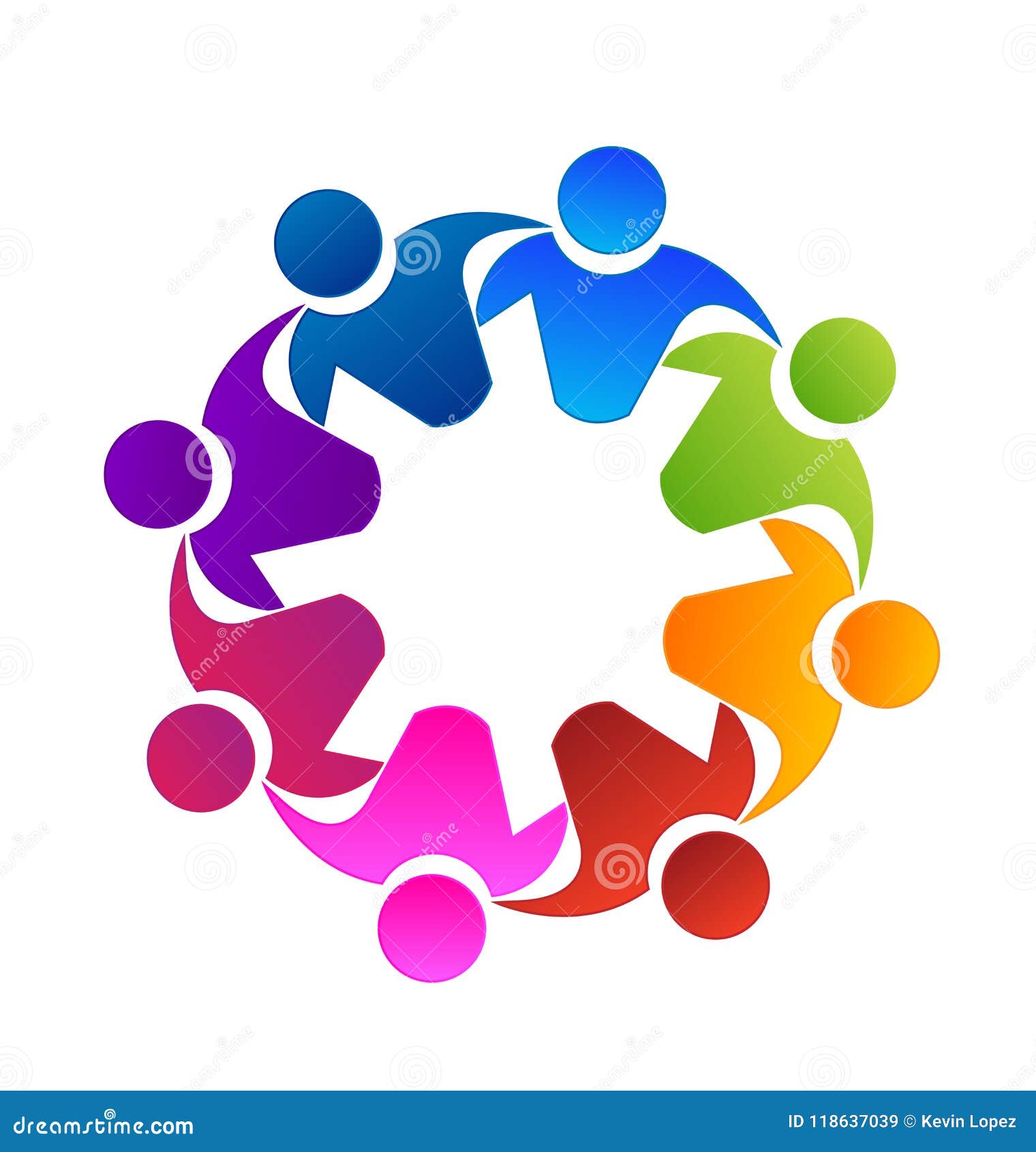 Teamwork Group of Friends, Icon Stock Vector - Illustration of ...