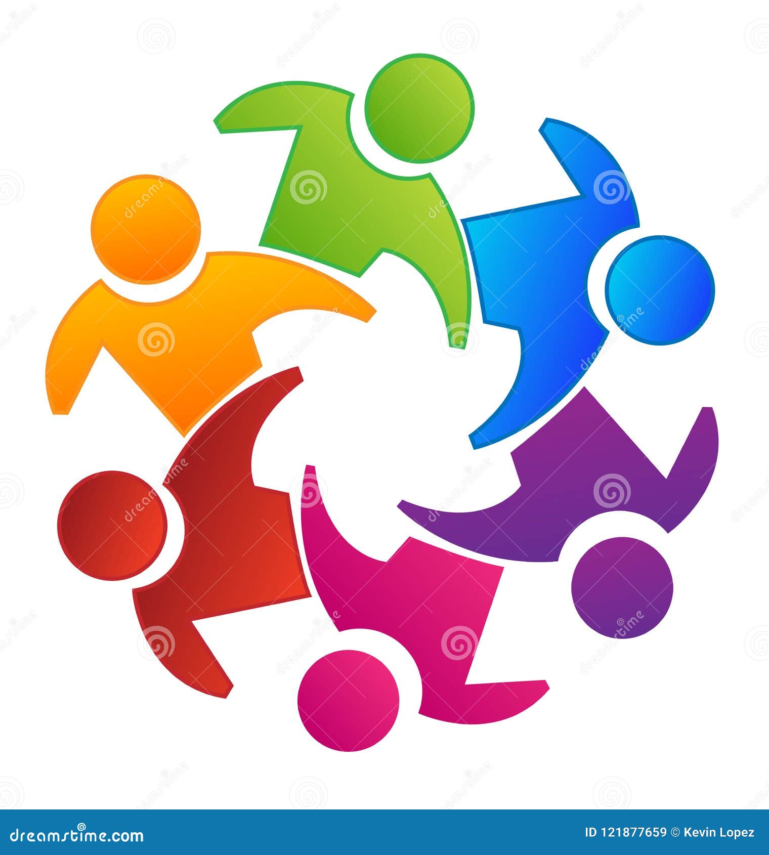 Teamwork Group Planning and Creating Icon Stock Vector ...