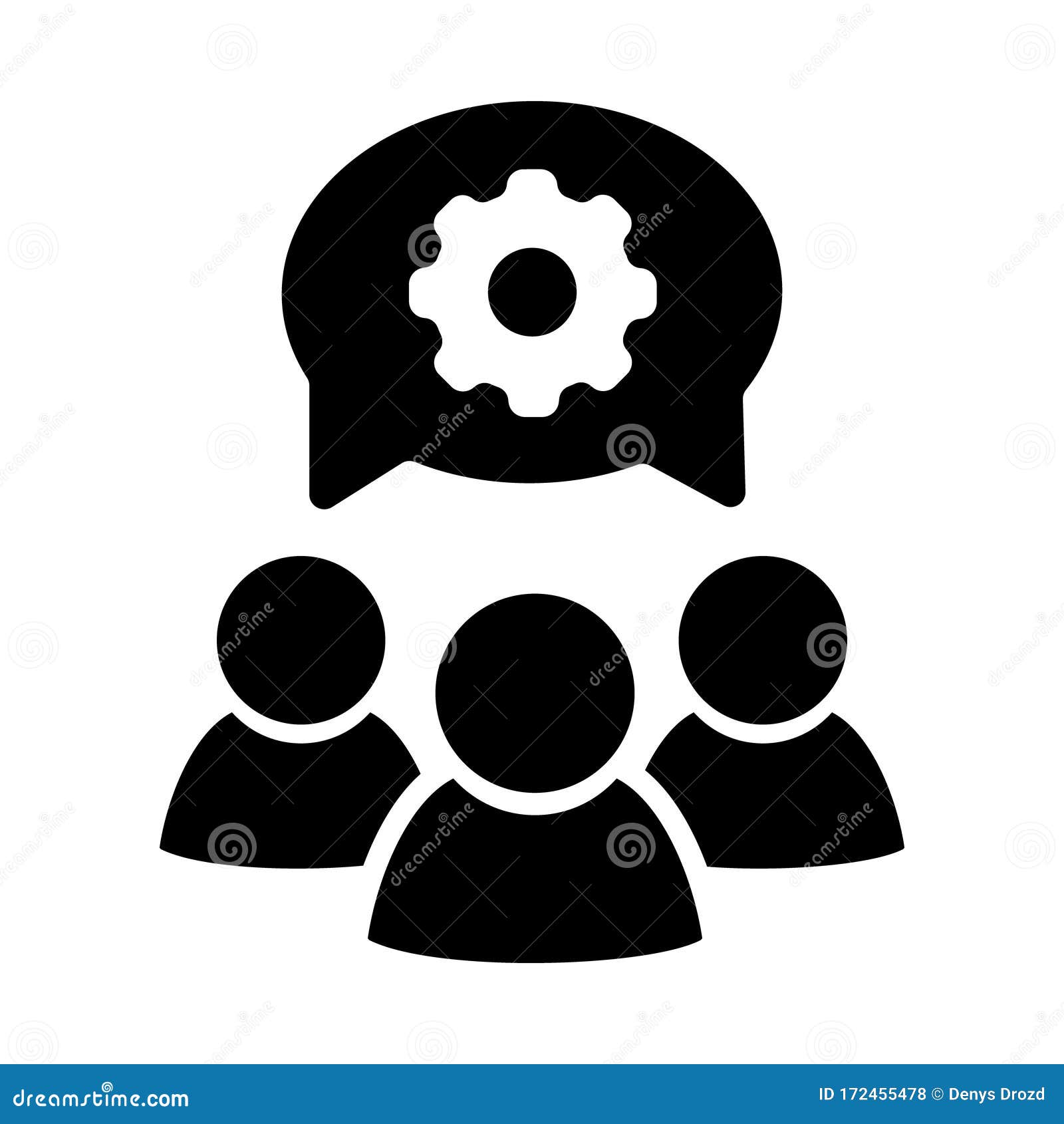 Teamwork Icon Vector Development Illustration Sign Team Symbol For Web Stock Vector Illustration Of Team Full