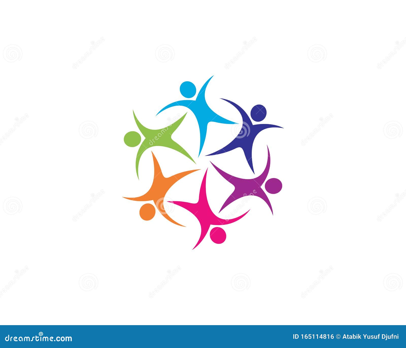 Teamwork vector icon stock vector. Illustration of business - 165114816