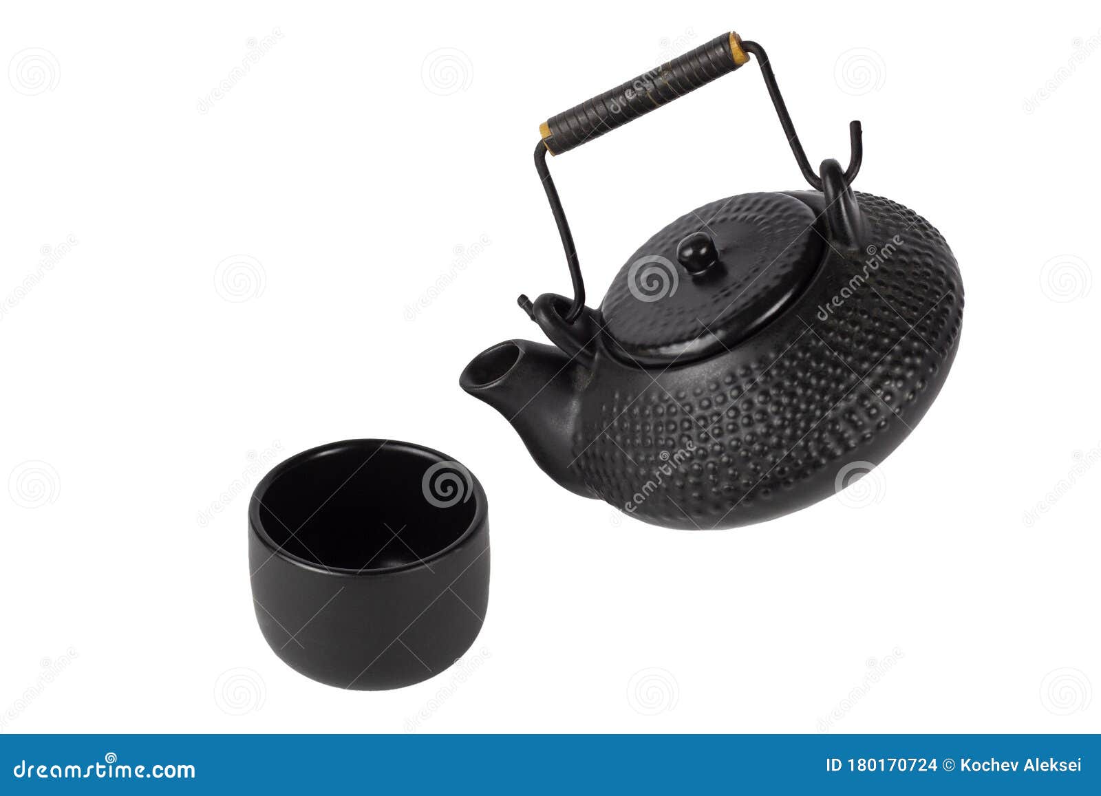 https://thumbs.dreamstime.com/z/teapot-cup-insulated-white-background-textured-clay-brewing-tea-hangs-over-slope-isolate-180170724.jpg