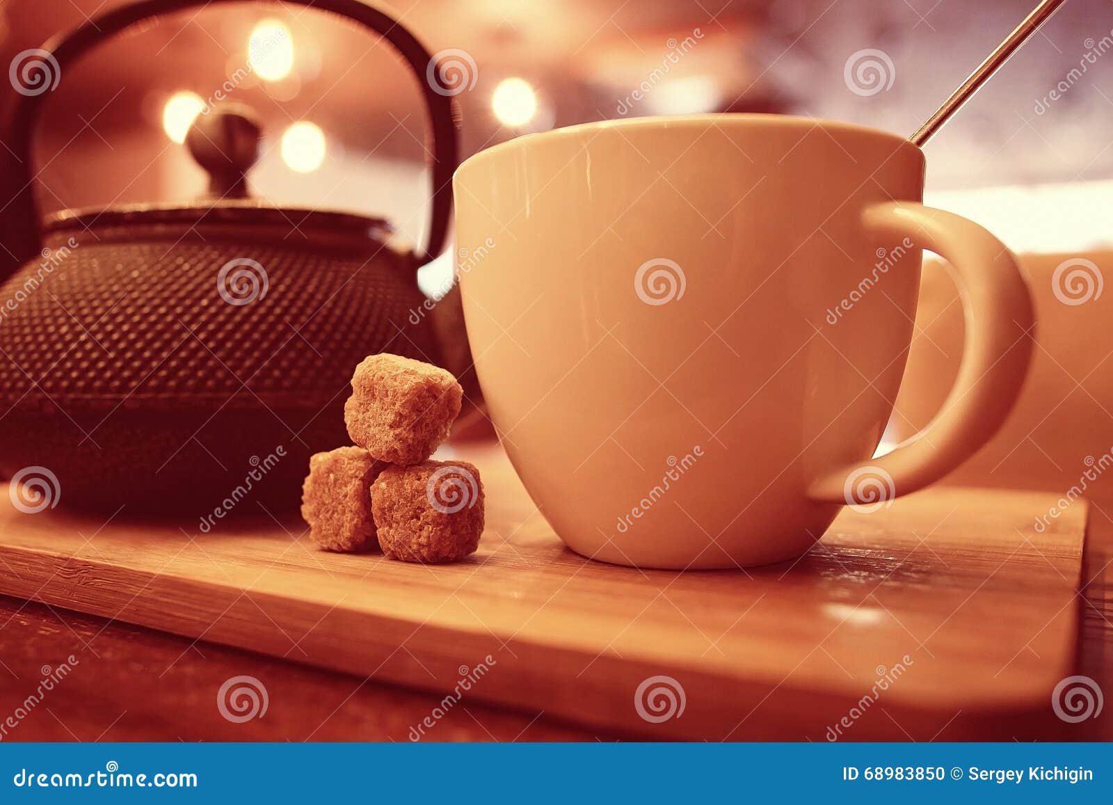 Teapot and cup of tea stock photo. Image of female, herbal 68983850
