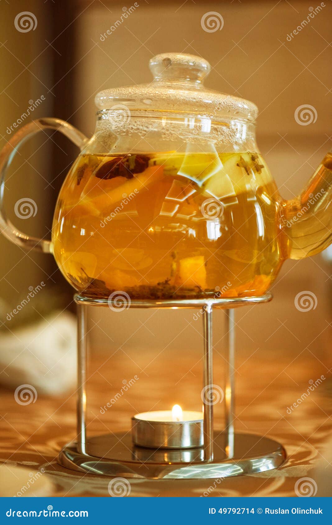 Teapot of herbal tea stock photo. Image of herbal, concept 49792714