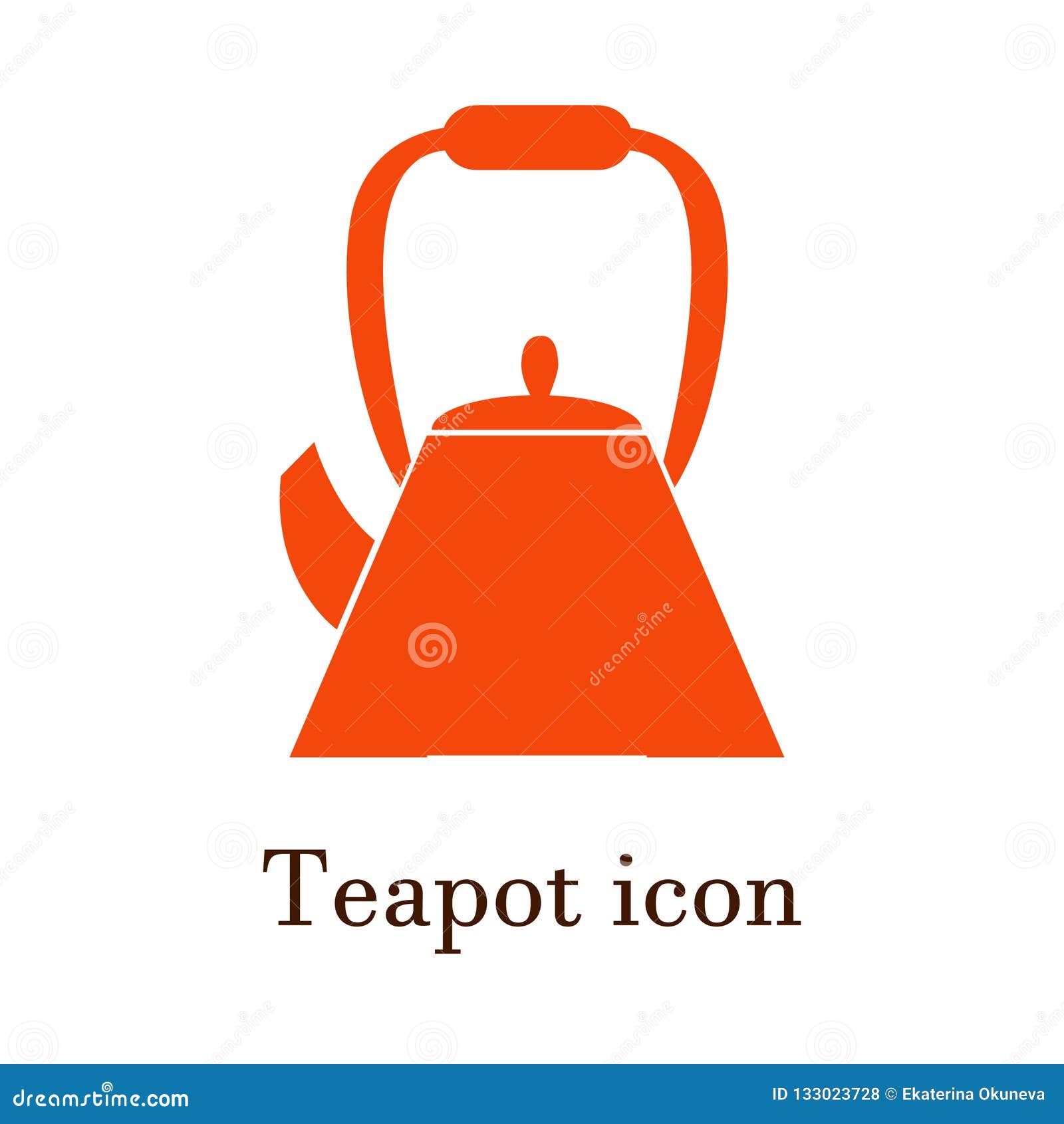 The Teapot Icon. Tea Symbol Stock Vector Illustration of modern