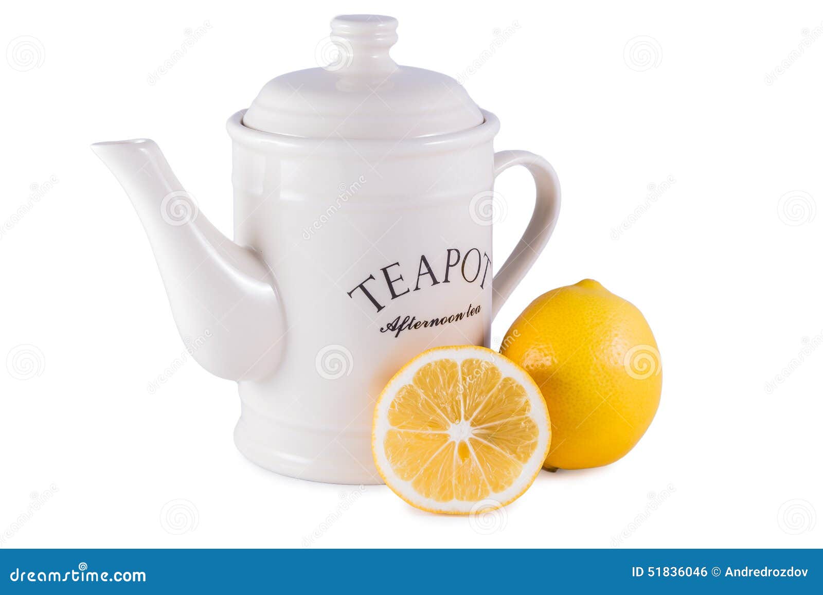 teapot and lemon