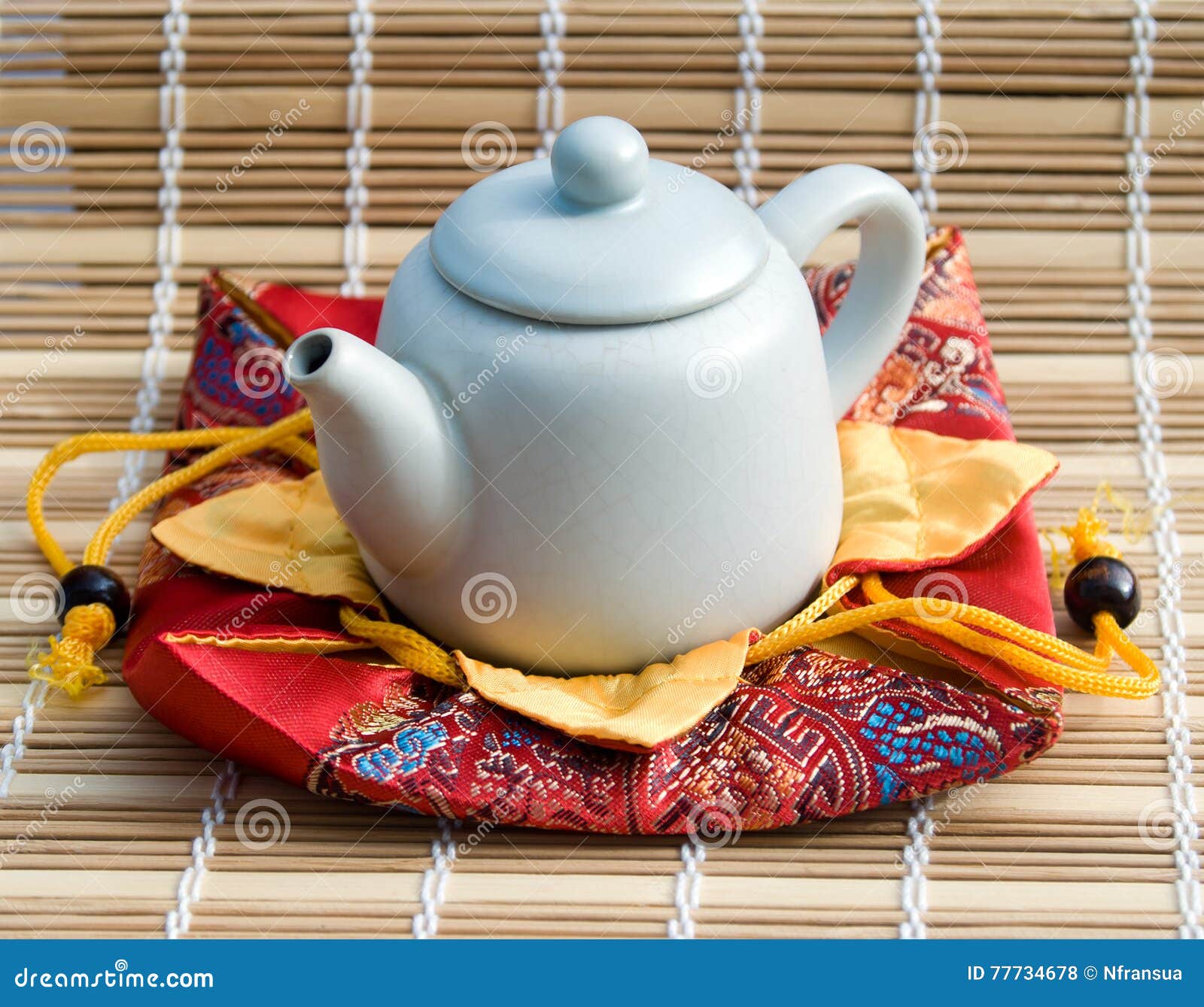 Teapot for tea ceremony stock photo. Image of clay, aromatic 77734678