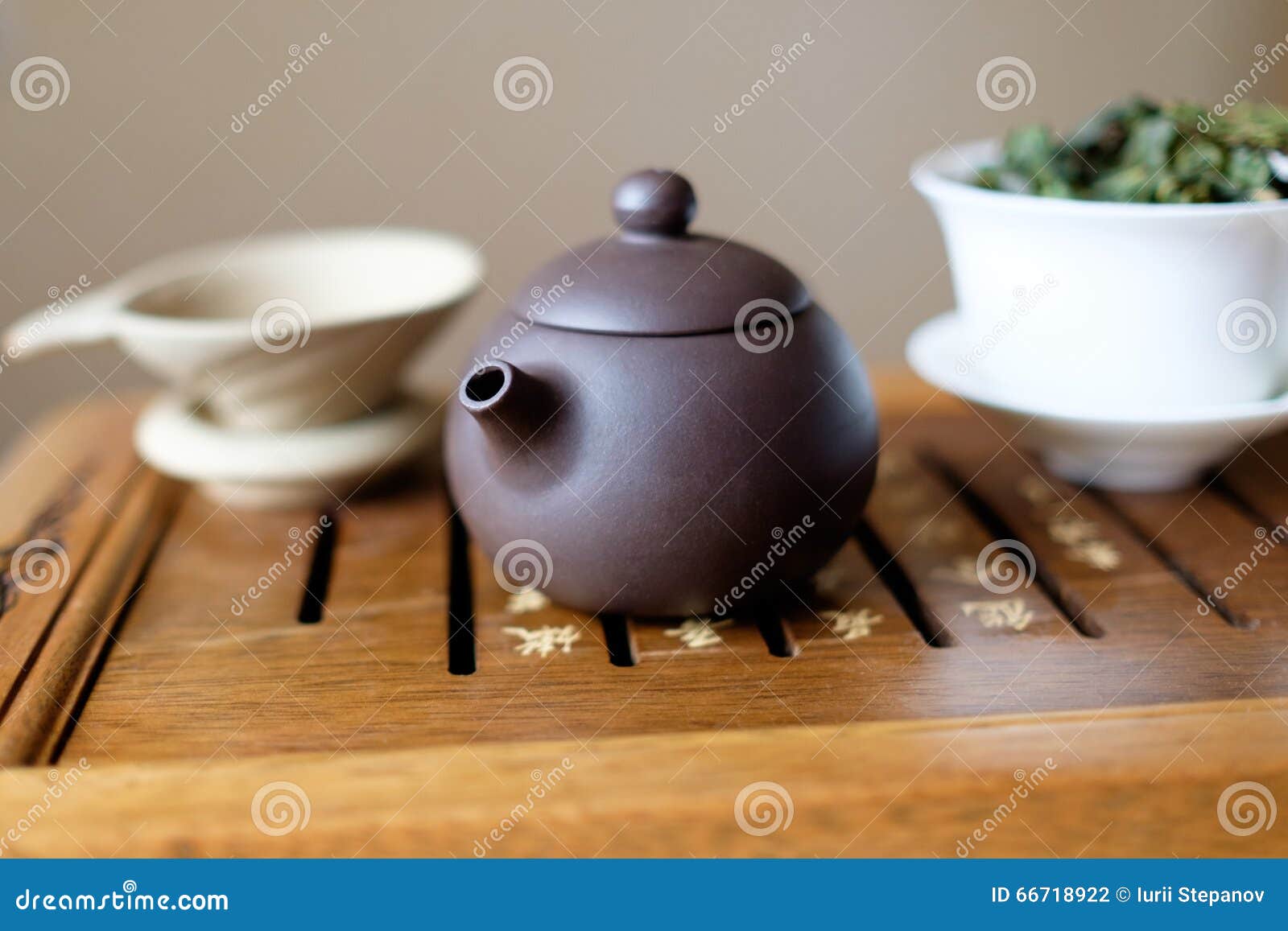 Teapot on the tea desk stock photo. Image of drink, objects 66718922